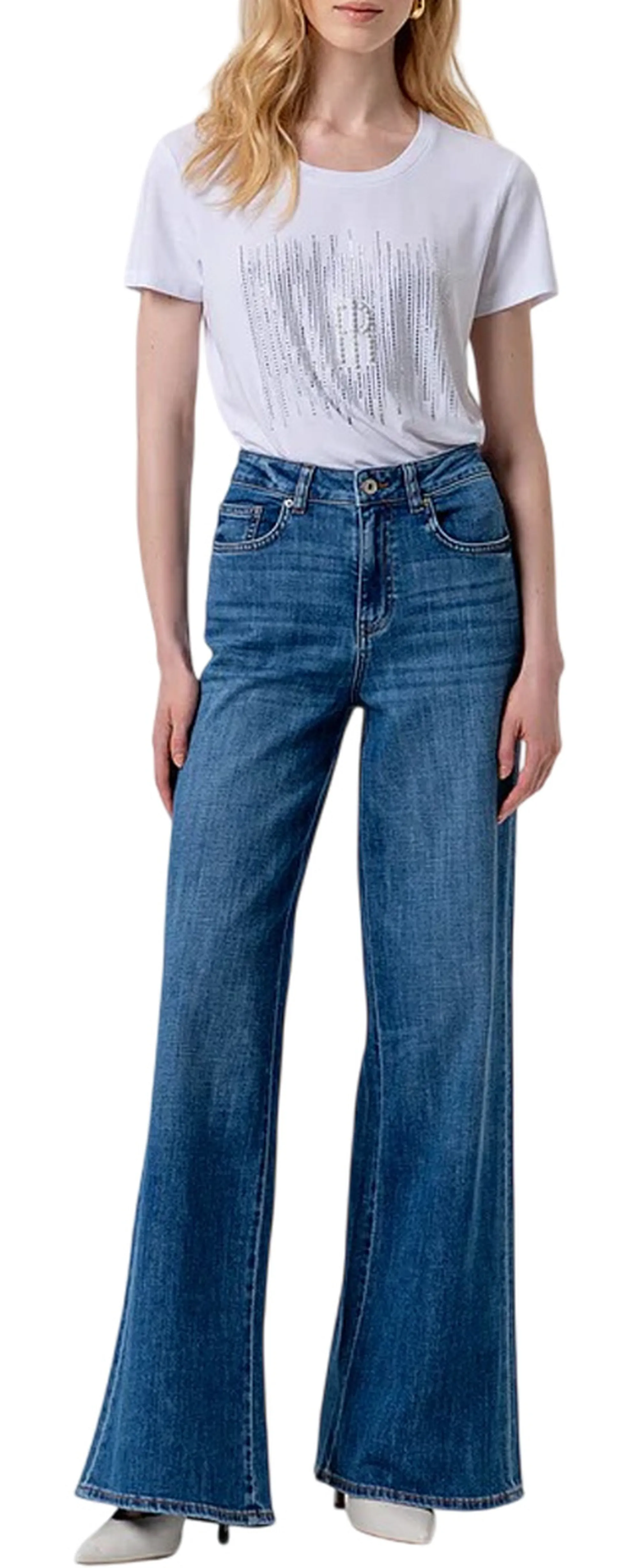 Fracomina B'T-Shirt' White Fp26St3004J41801 176898