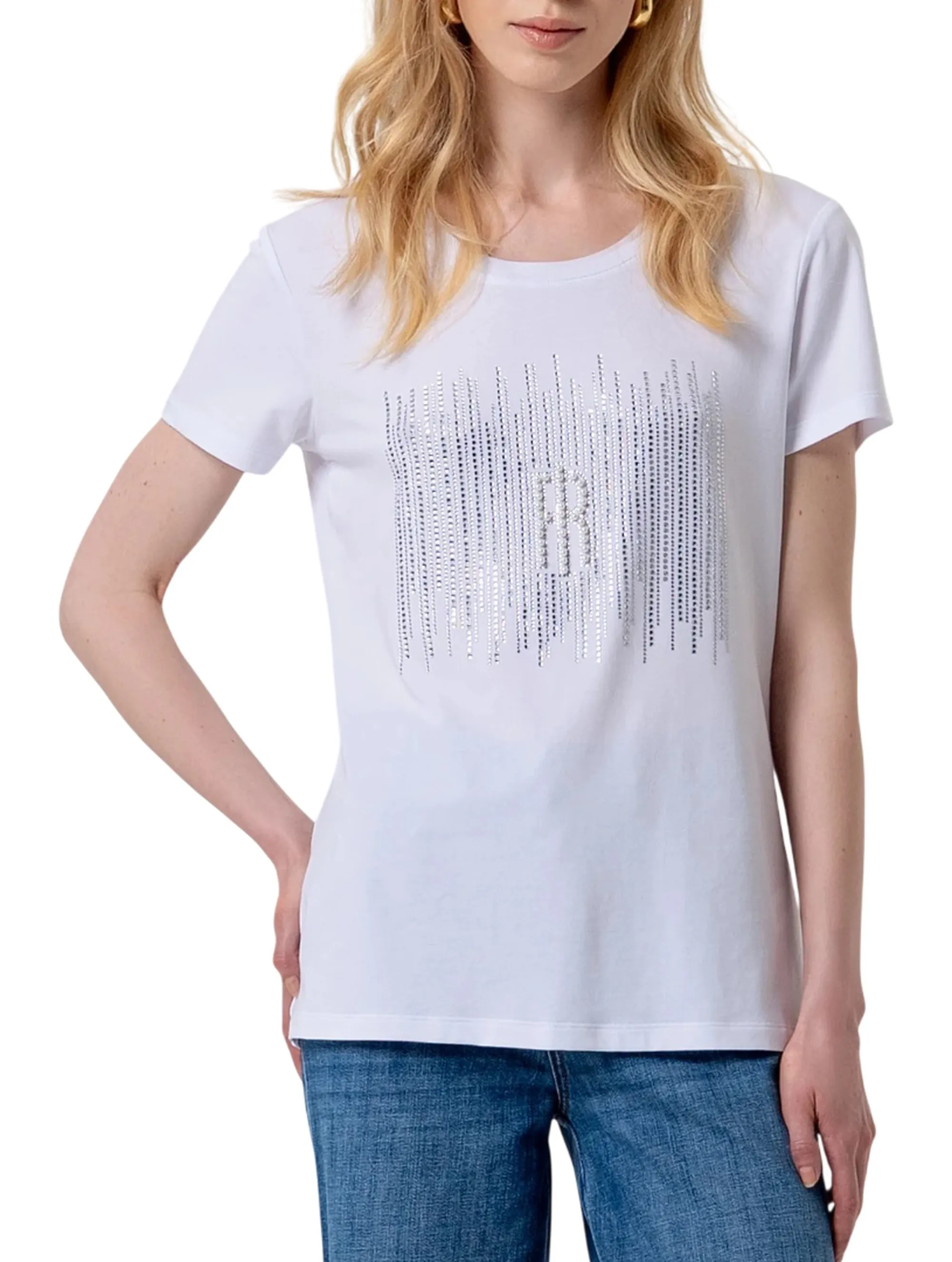 Fracomina B'T-Shirt' White Fp26St3004J41801 176900