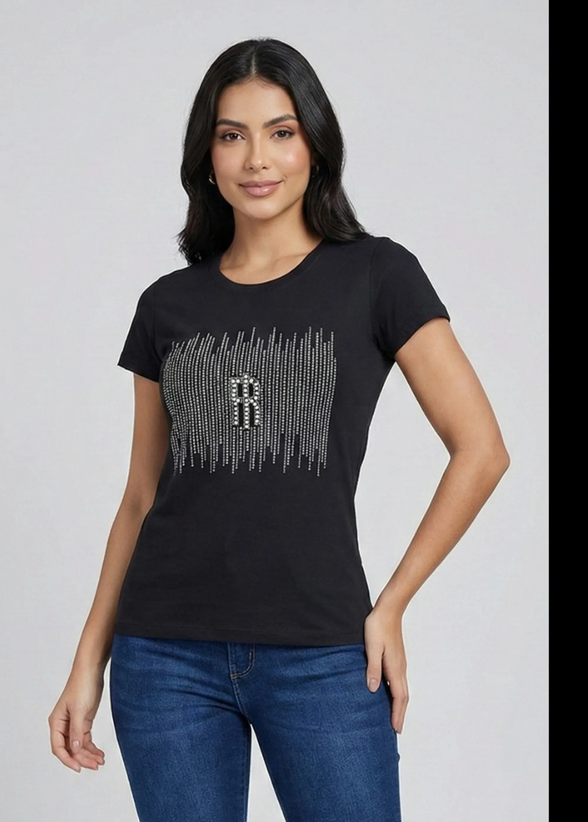 Fracomina T-Shirt Nero Fp26St3004J41801 173781