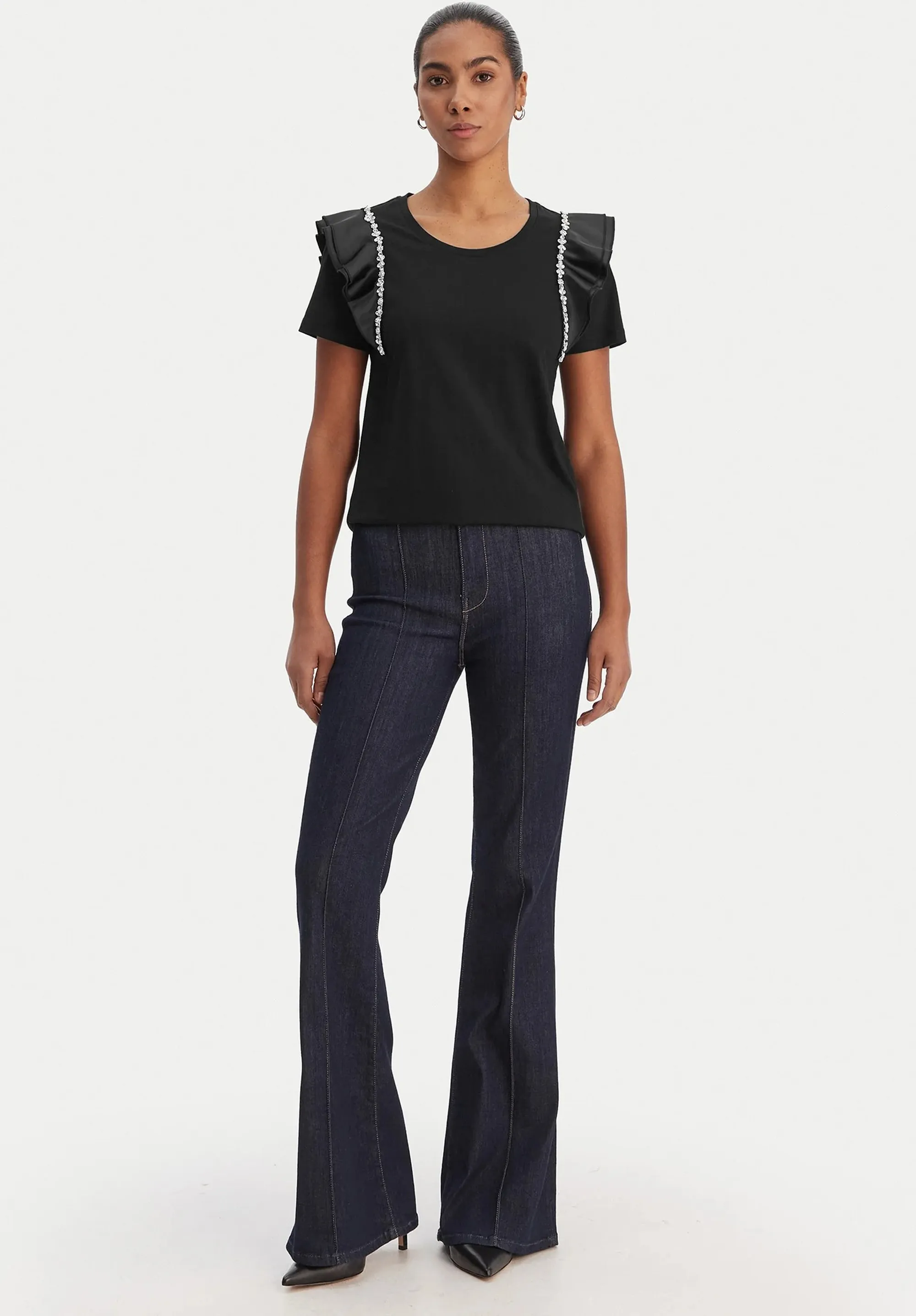 Fracomina T-Shirt Nero Fr26St3039J40001 173755