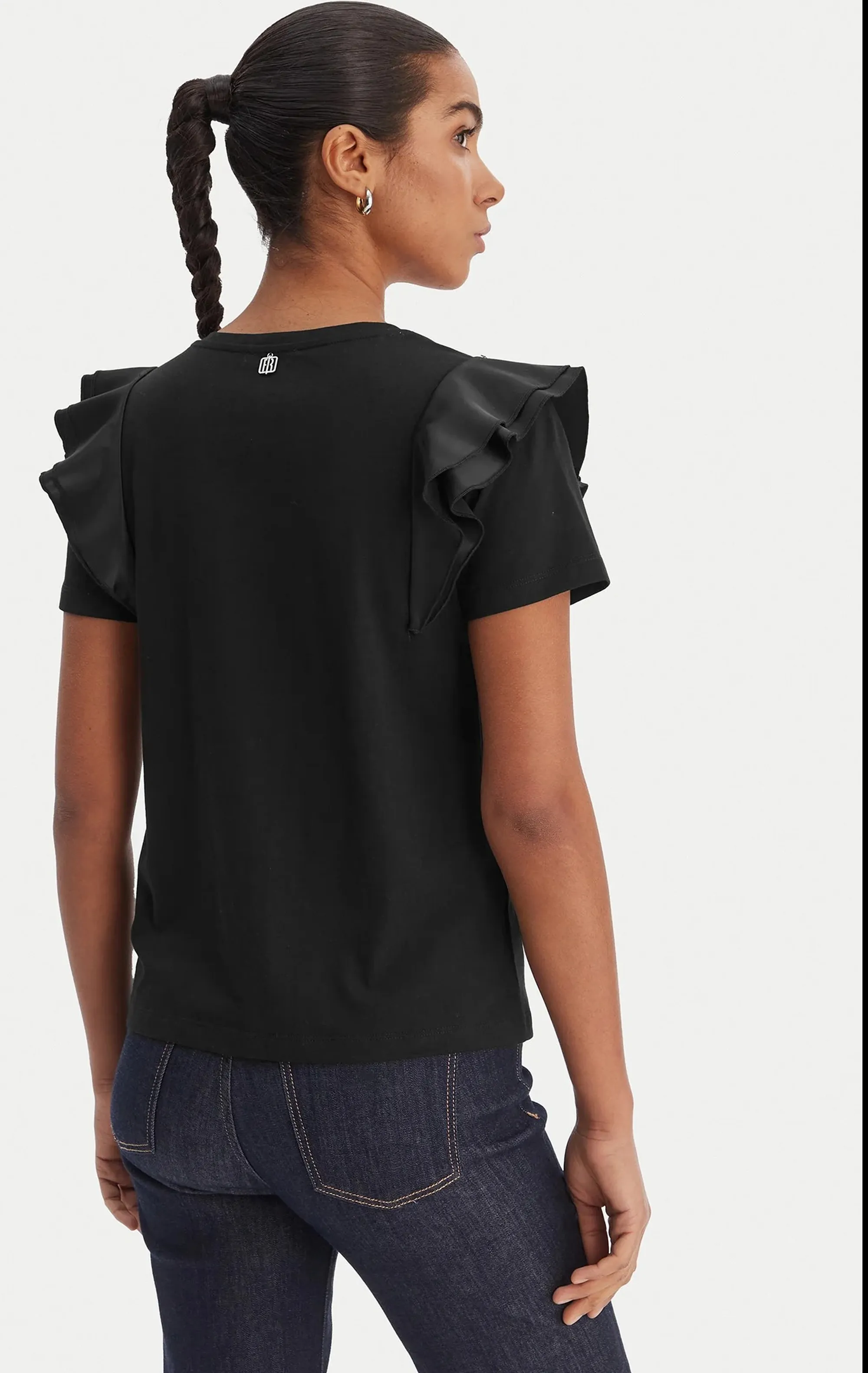 Fracomina T-Shirt Nero Fr26St3039J40001 173756