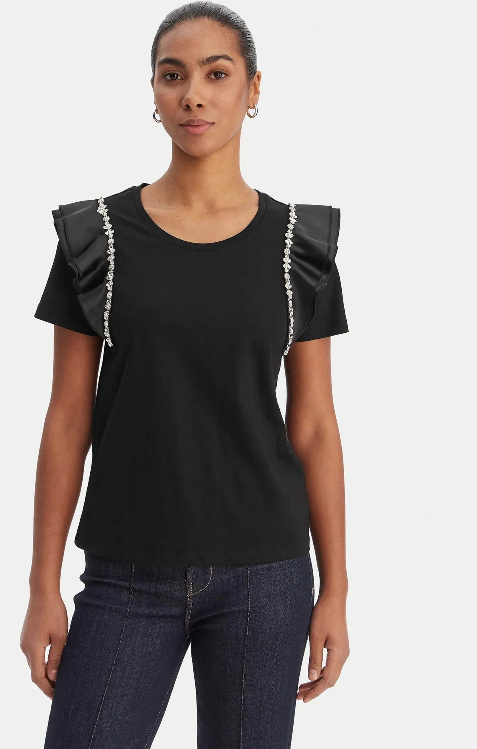 Fracomina T-Shirt Nero Fr26St3039J40001 173757