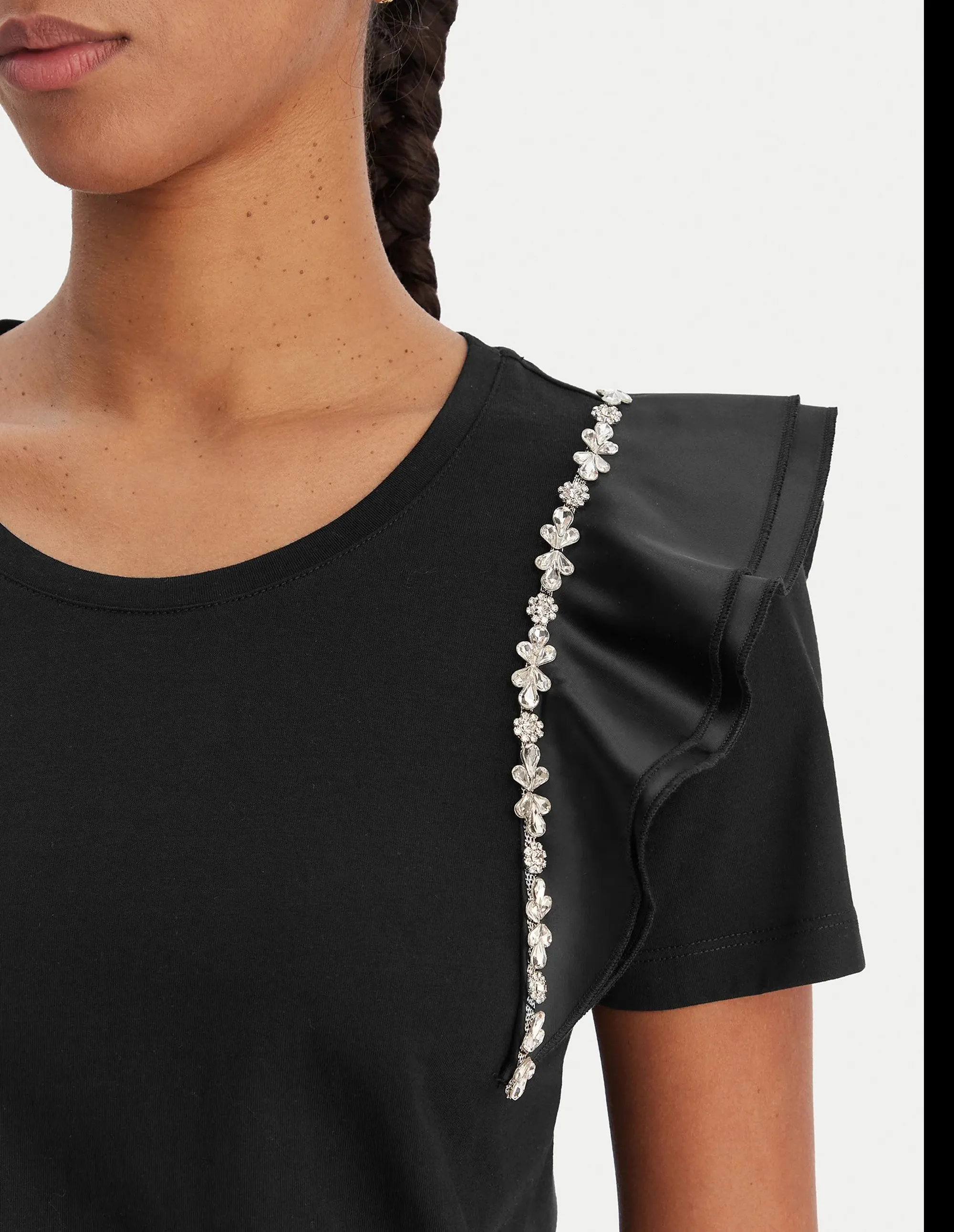 Fracomina T-Shirt Nero Fr26St3039J40001 173758