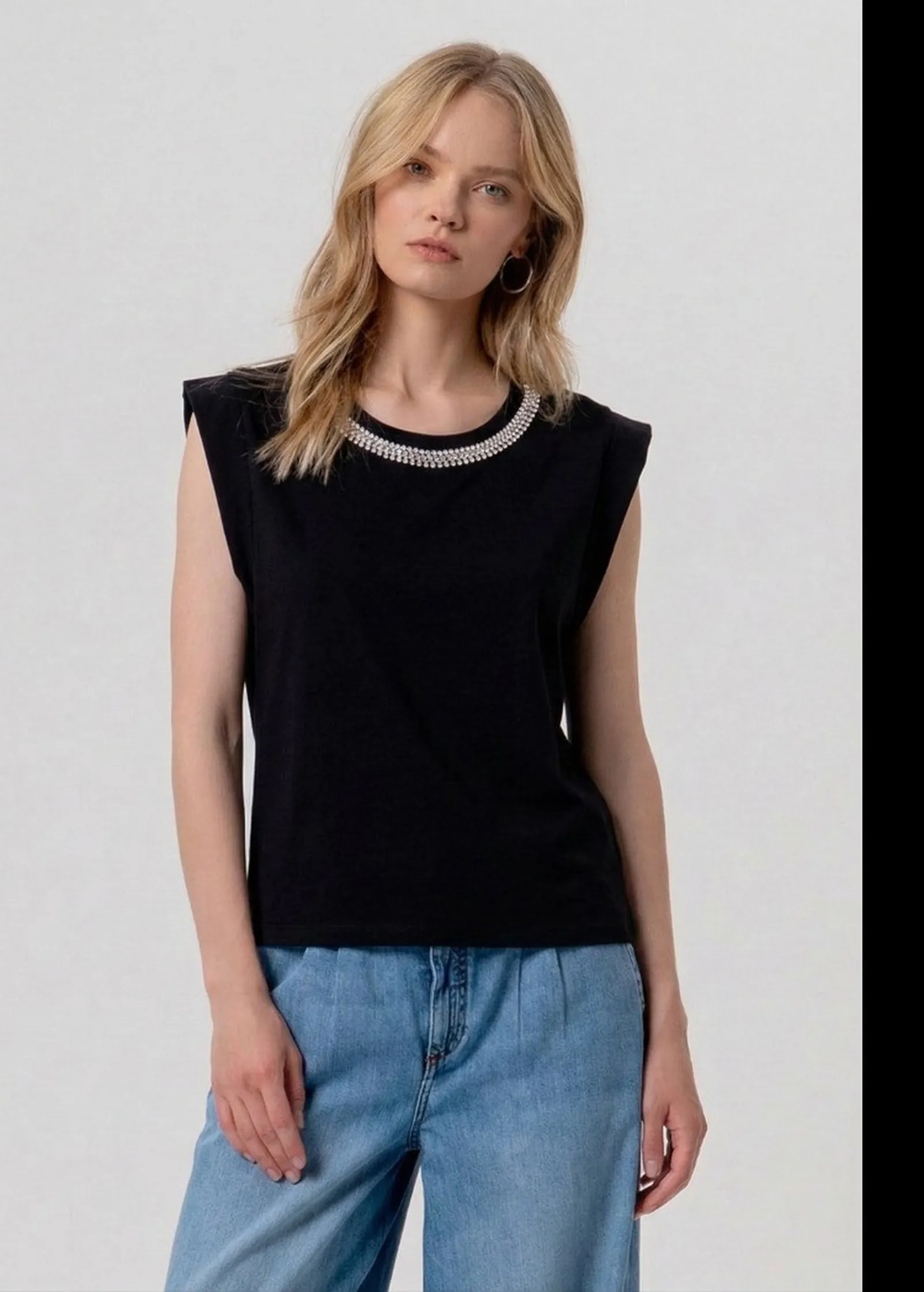 Fracomina T-Shirt Nero Fr26St3047J41801 181048