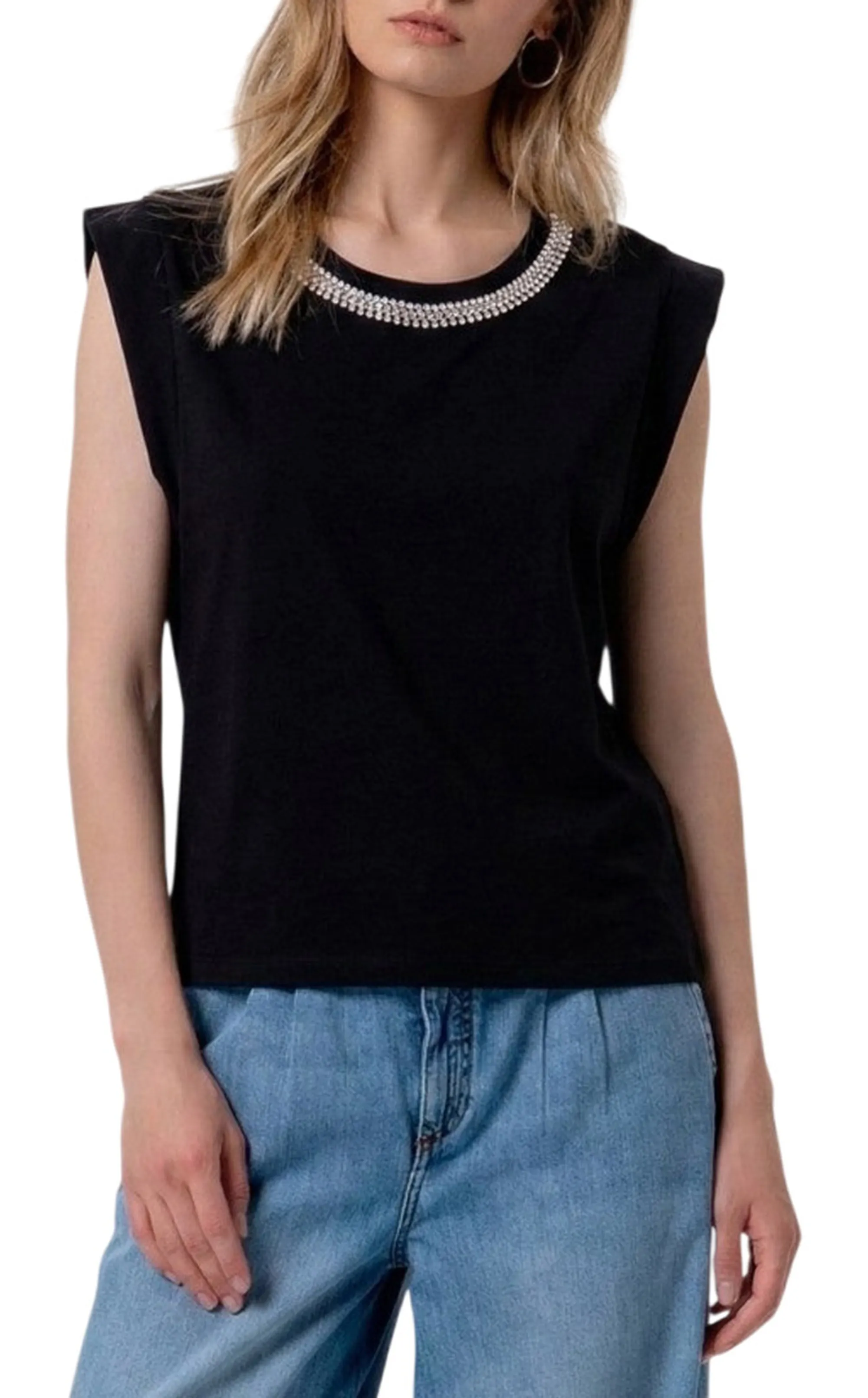 Fracomina T-Shirt Nero Fr26St3047J41801 181433