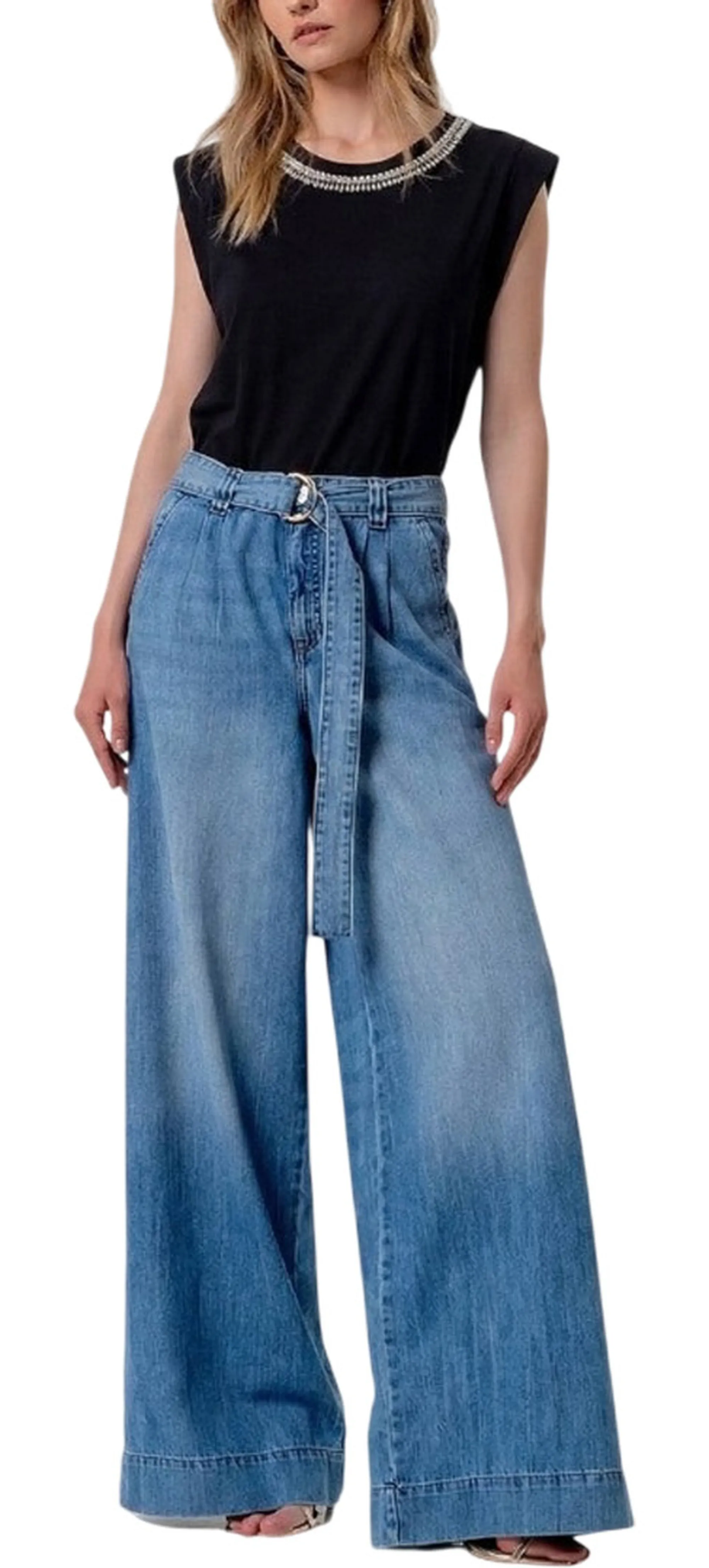 Fracomina T-Shirt Nero Fr26St3047J41801 181436