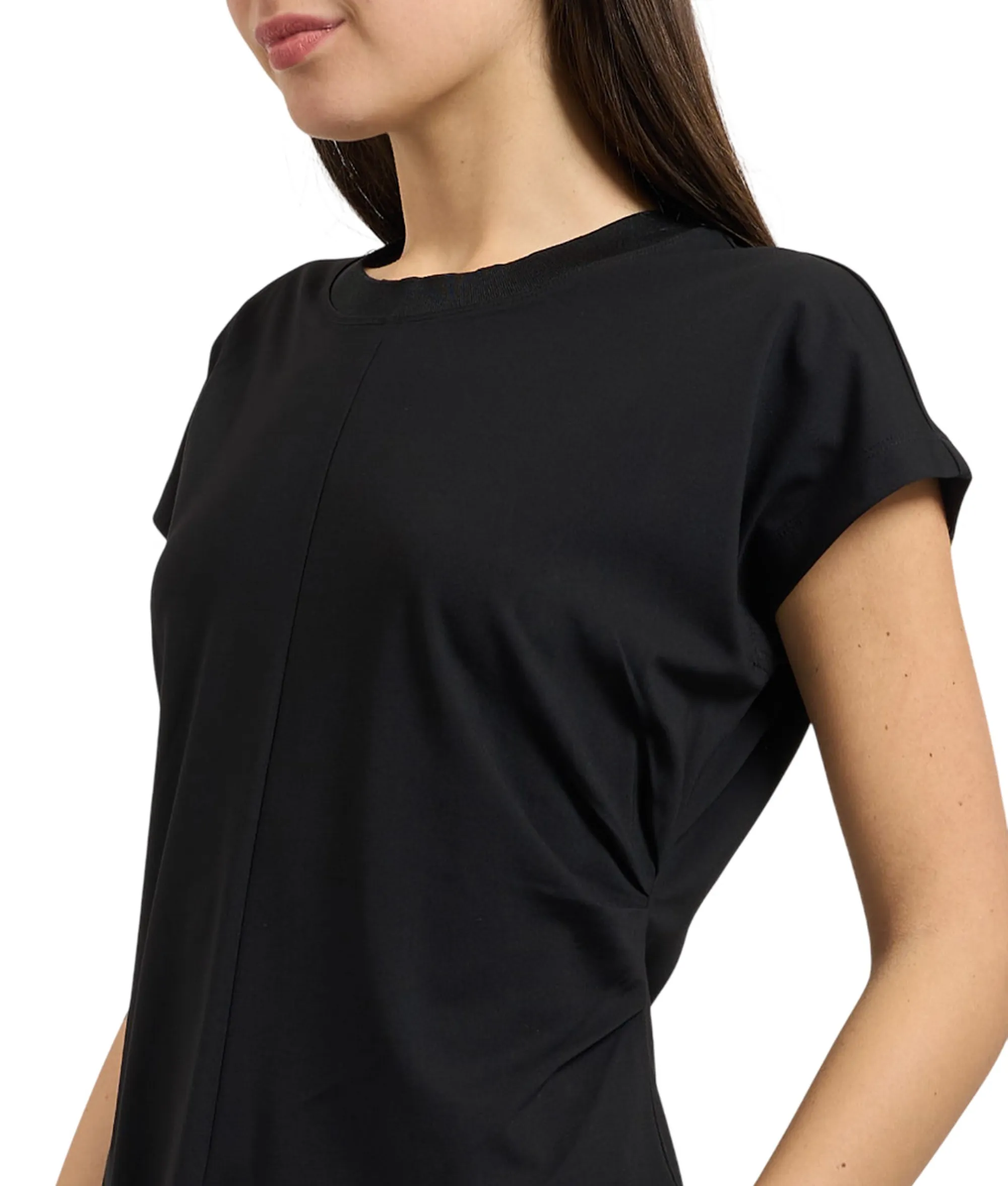 Fracomina B'T-Shirt Asimmetric' Black Fp26St3018J43301 176890