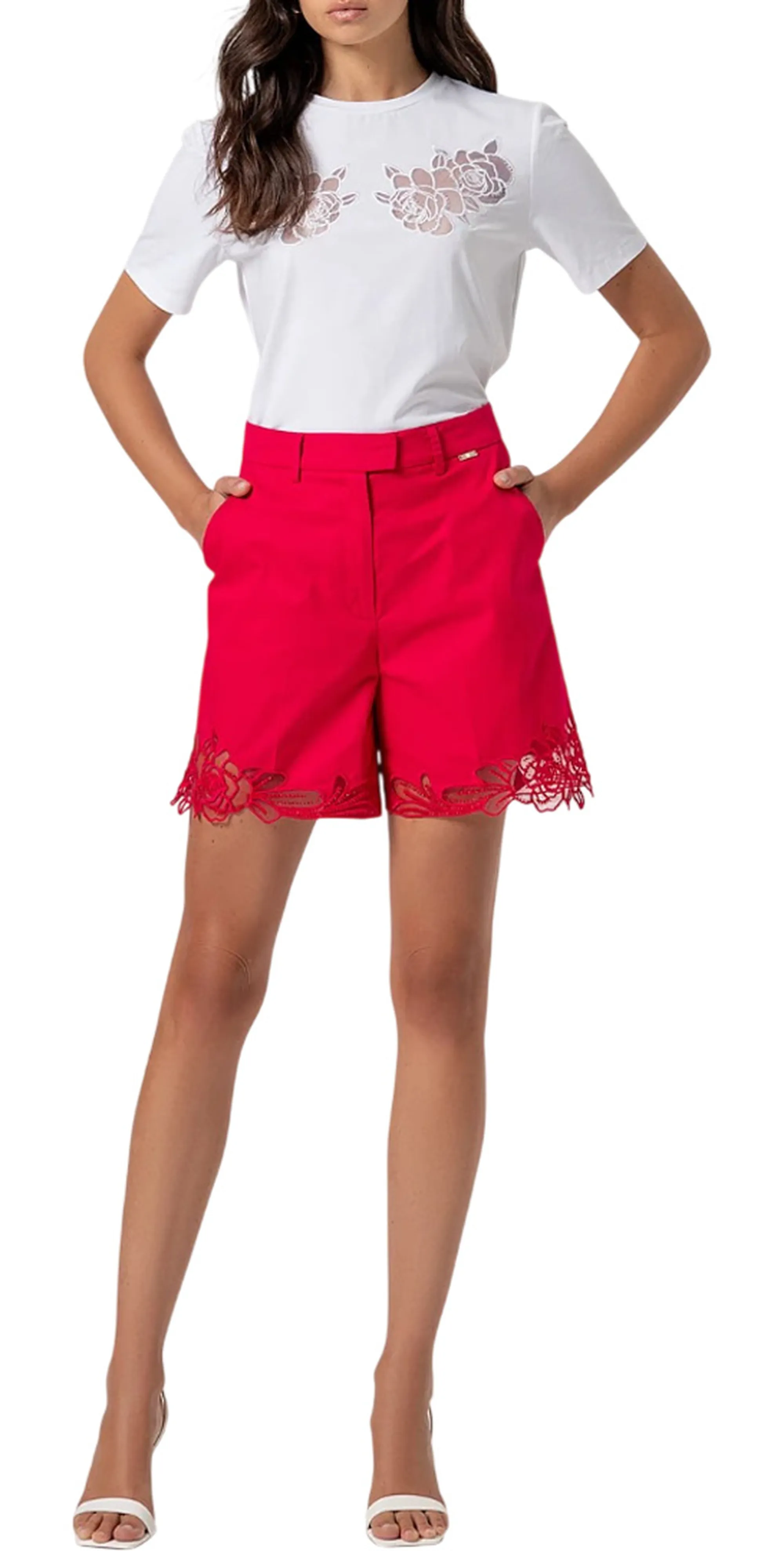 Fracomina B'T-Shirt With Embroidery' White Fs26St3001J401E5 176742