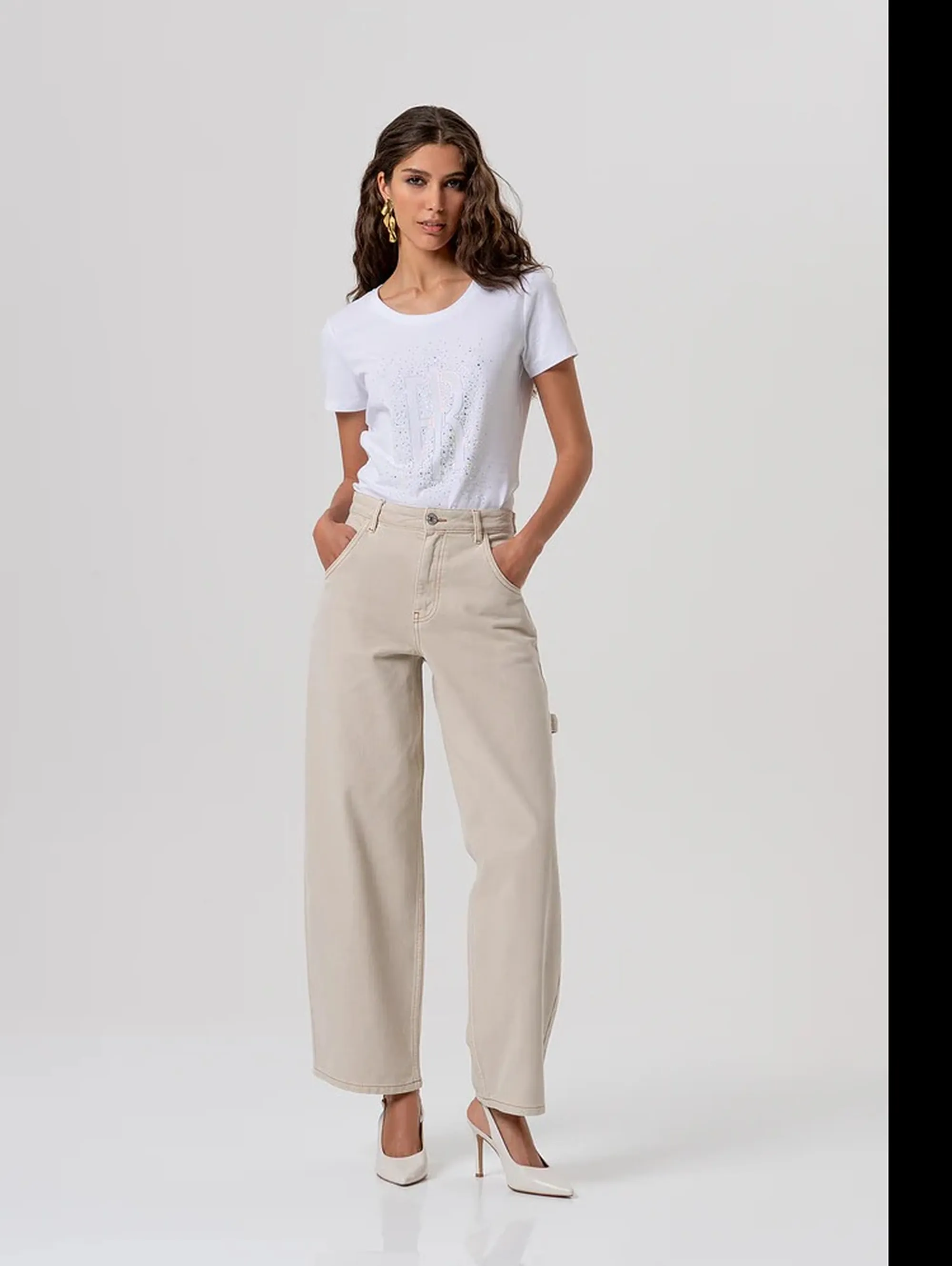 Fracomina T-Shirt In Jersey Bianco Fp26St3002J401N5 173934