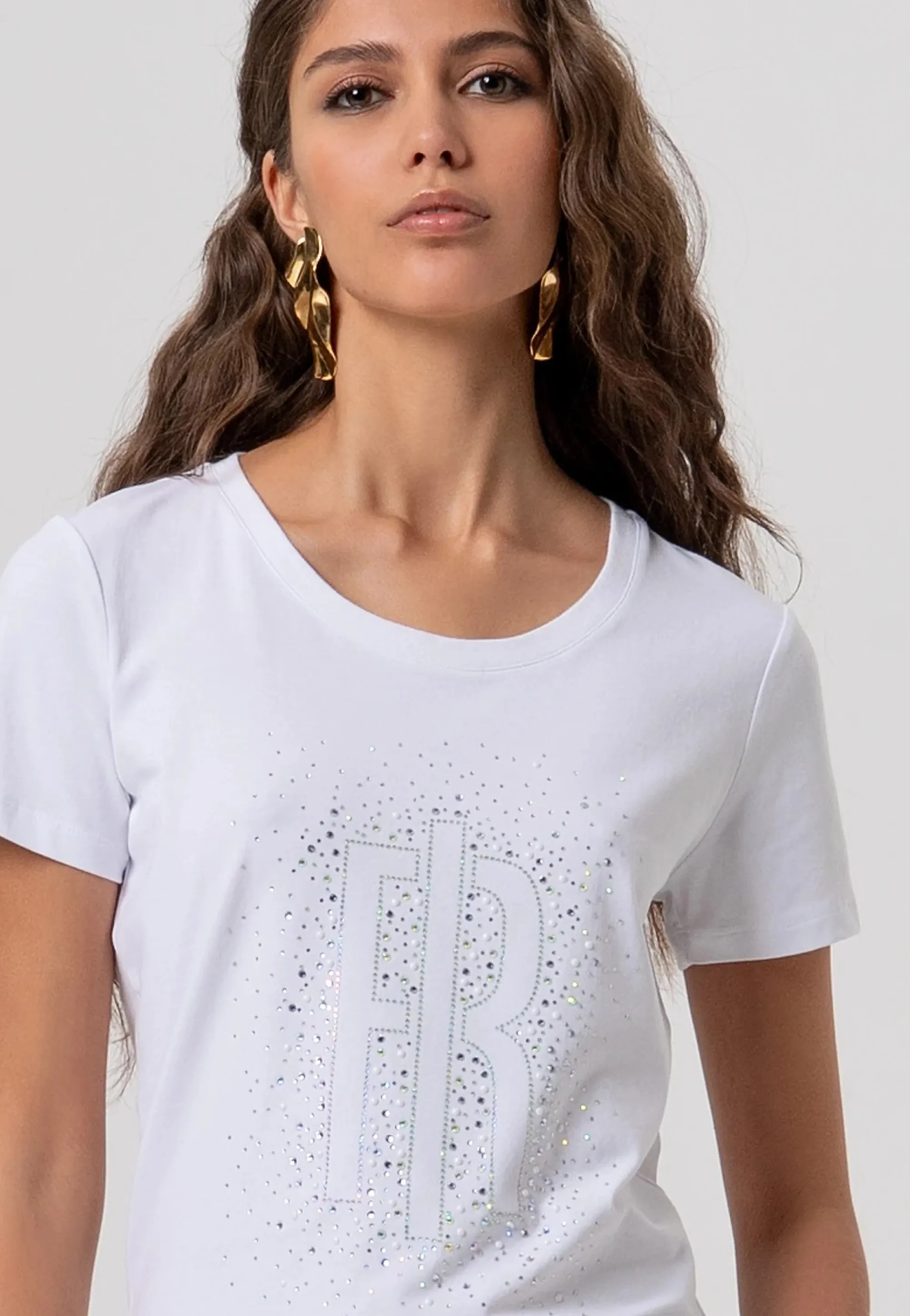 Fracomina T-Shirt In Jersey Bianco Fp26St3002J401N5 173937