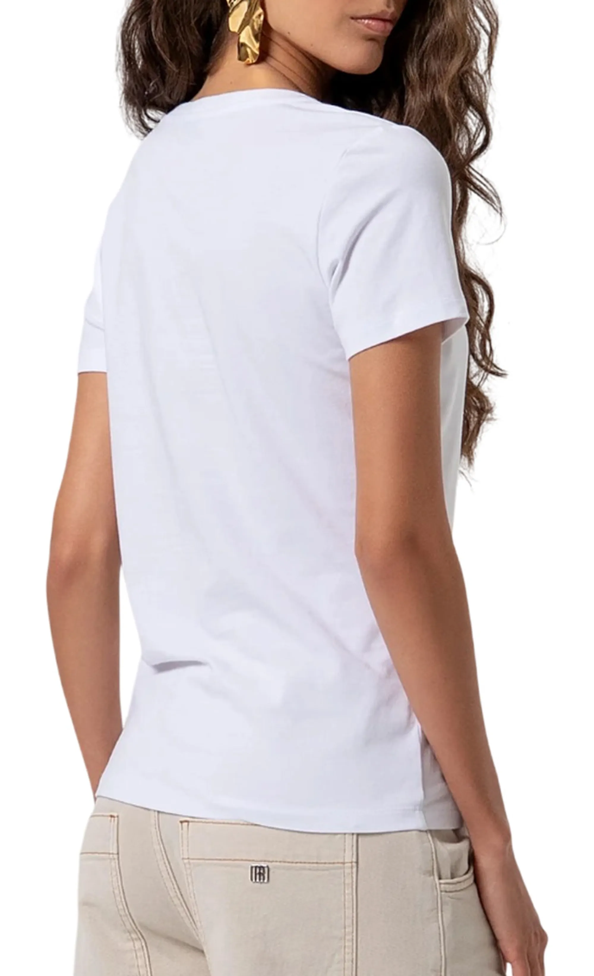 Fracomina B'T-Shirt In Jersey' White Fp26St3002J401N5 176909