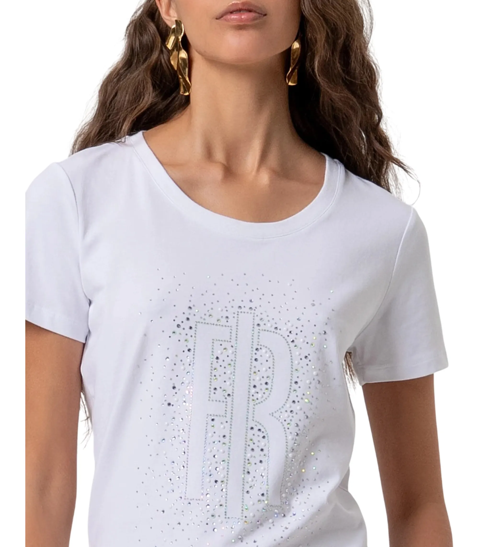 Fracomina B'T-Shirt In Jersey' White Fp26St3002J401N5 176910