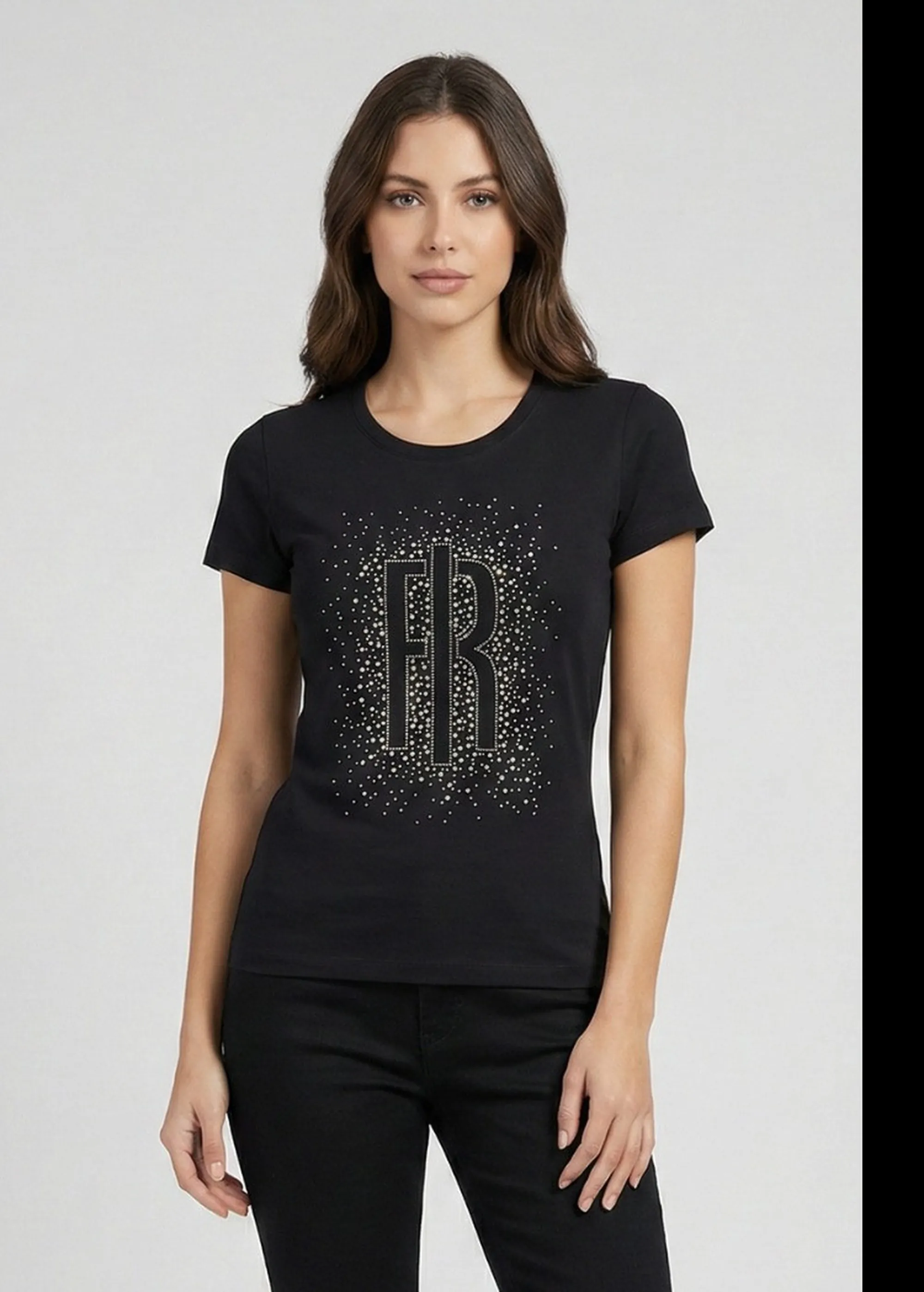 Fracomina T-Shirt In Jersey Nero Fp26St3002J401N5 173938