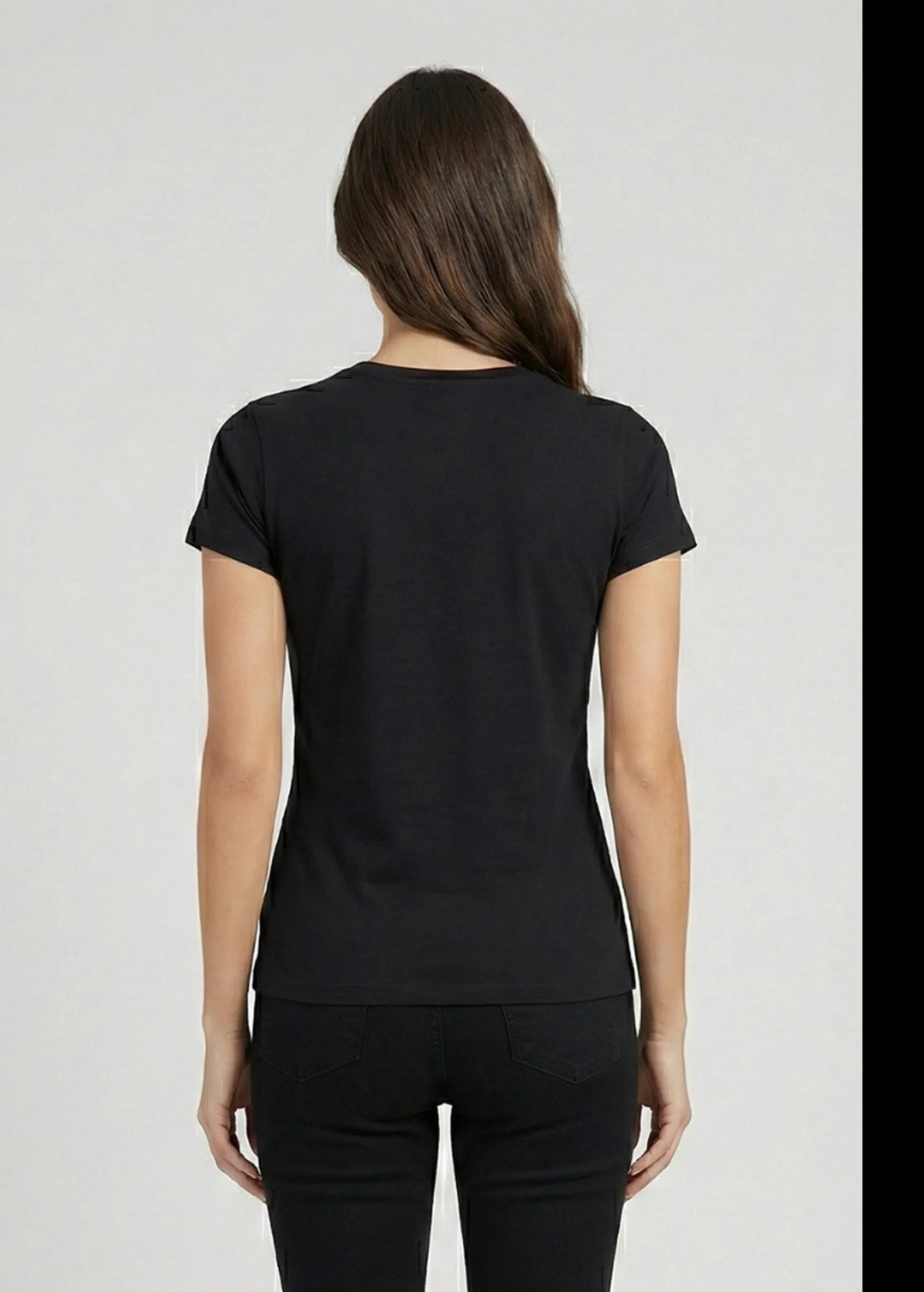 Fracomina T-Shirt In Jersey Nero Fp26St3002J401N5 173939