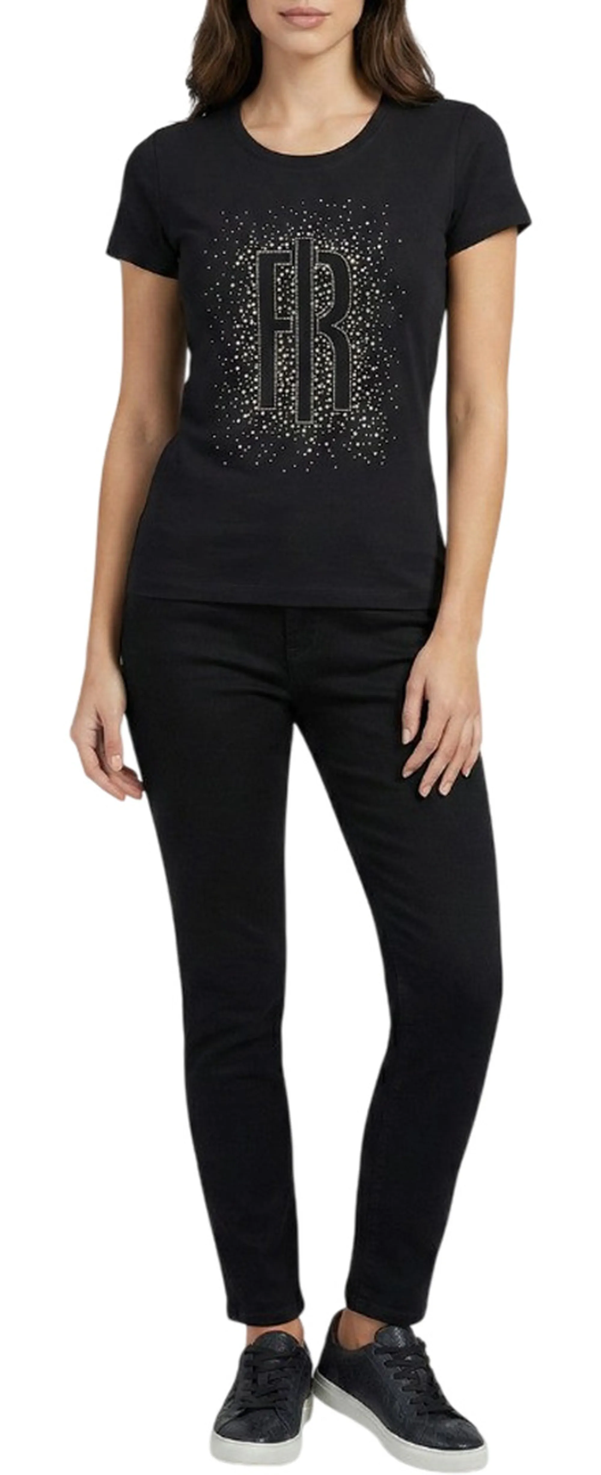 Fracomina B'T-Shirt In Jersey' Black Fp26St3002J401N5 176912