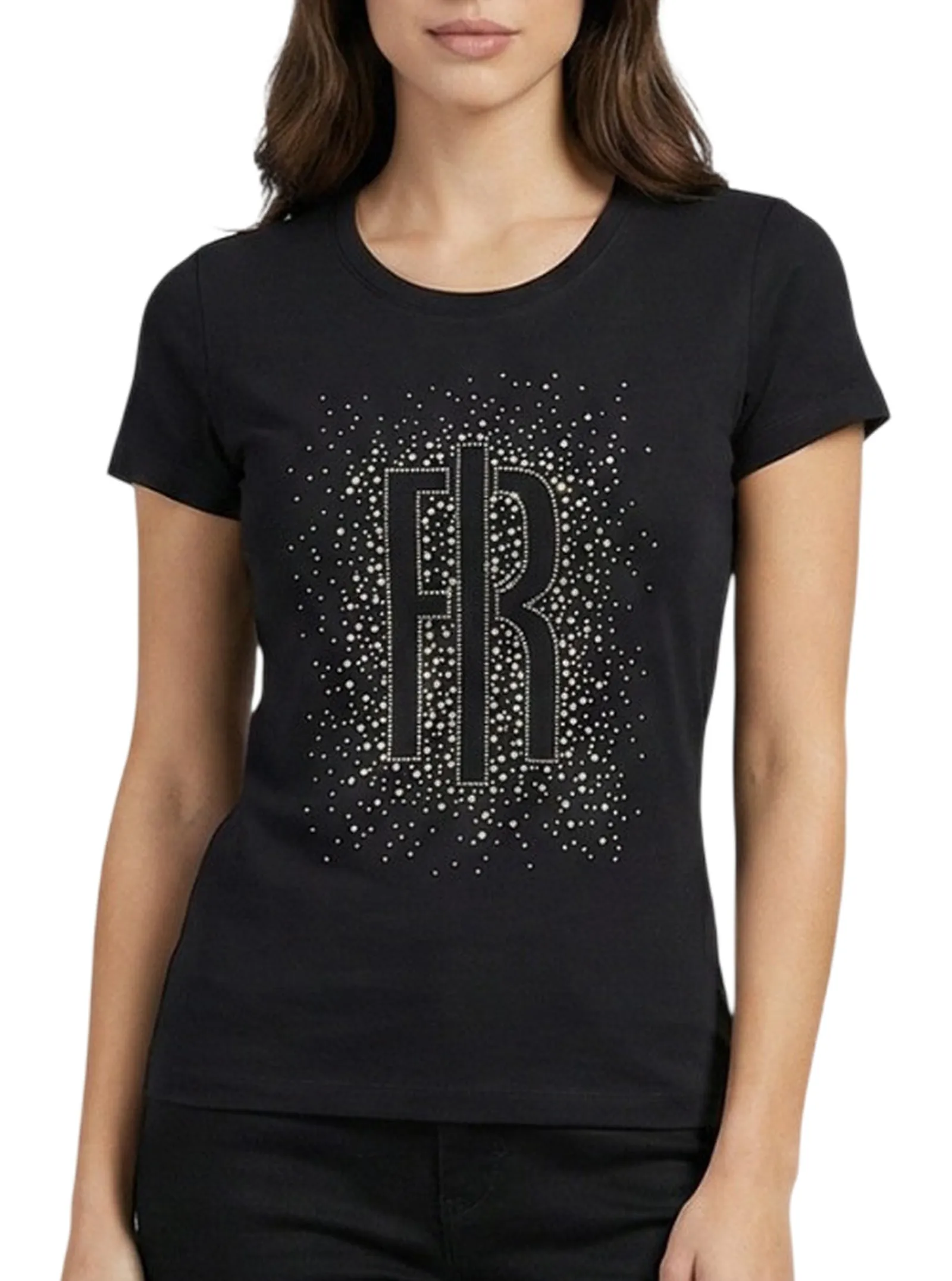 Fracomina T-Shirt In Jersey Nero Fp26St3002J401N5 176914