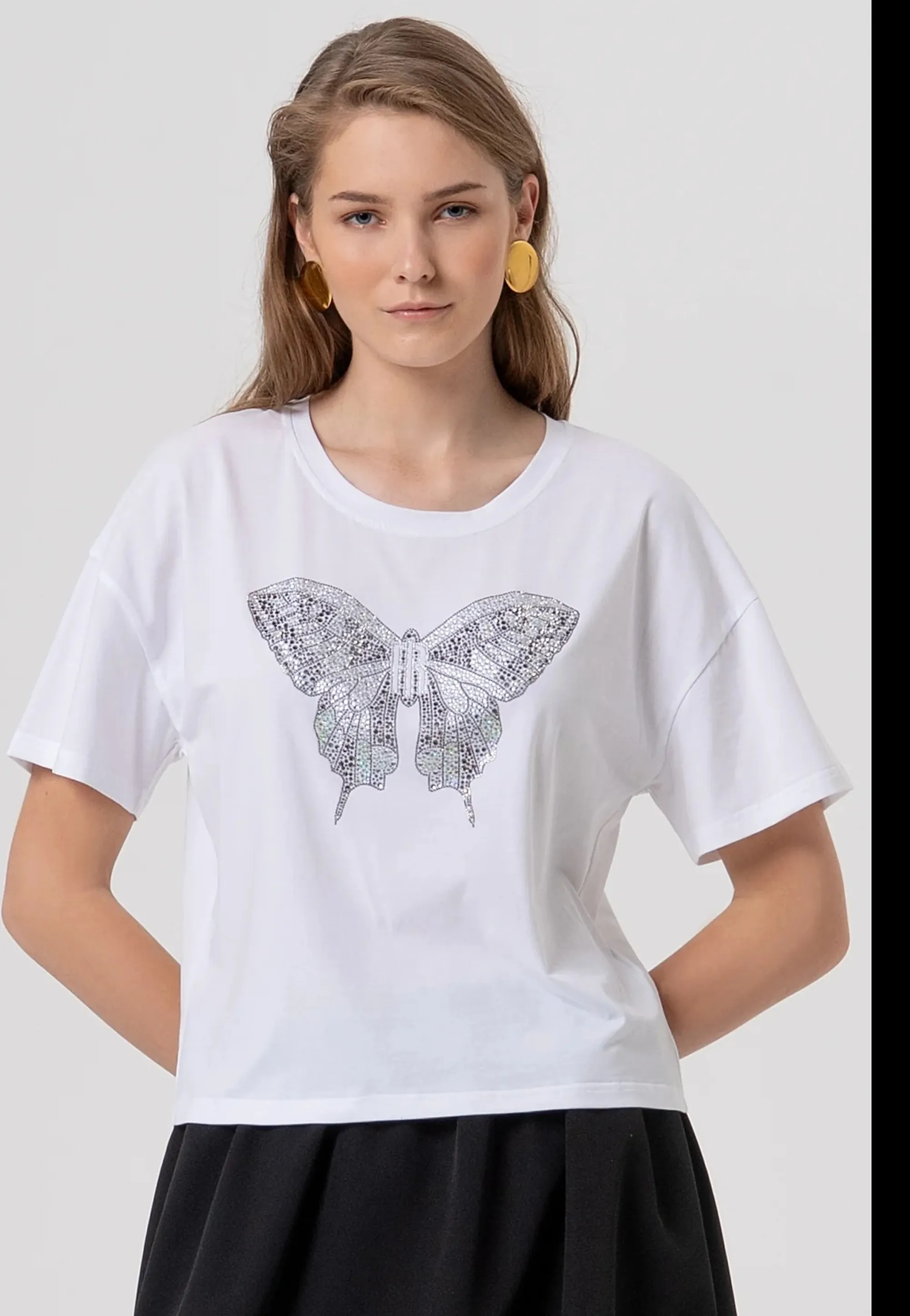 Fracomina T-Shirt Oversize Bianco Fr26St3046J401N5 173919