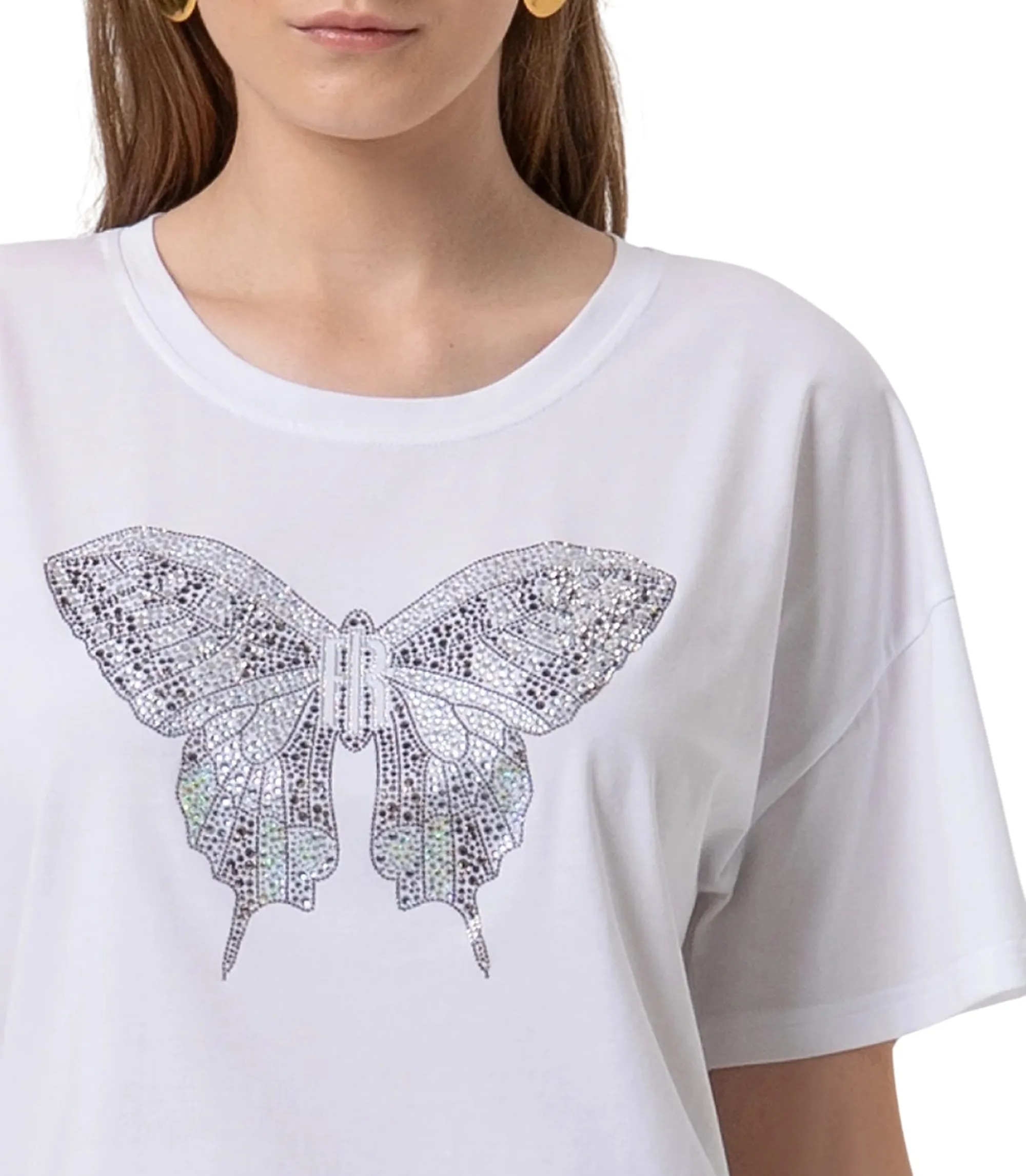 Fracomina B'T-Shirt Oversize' White Fr26St3046J401N5 176801