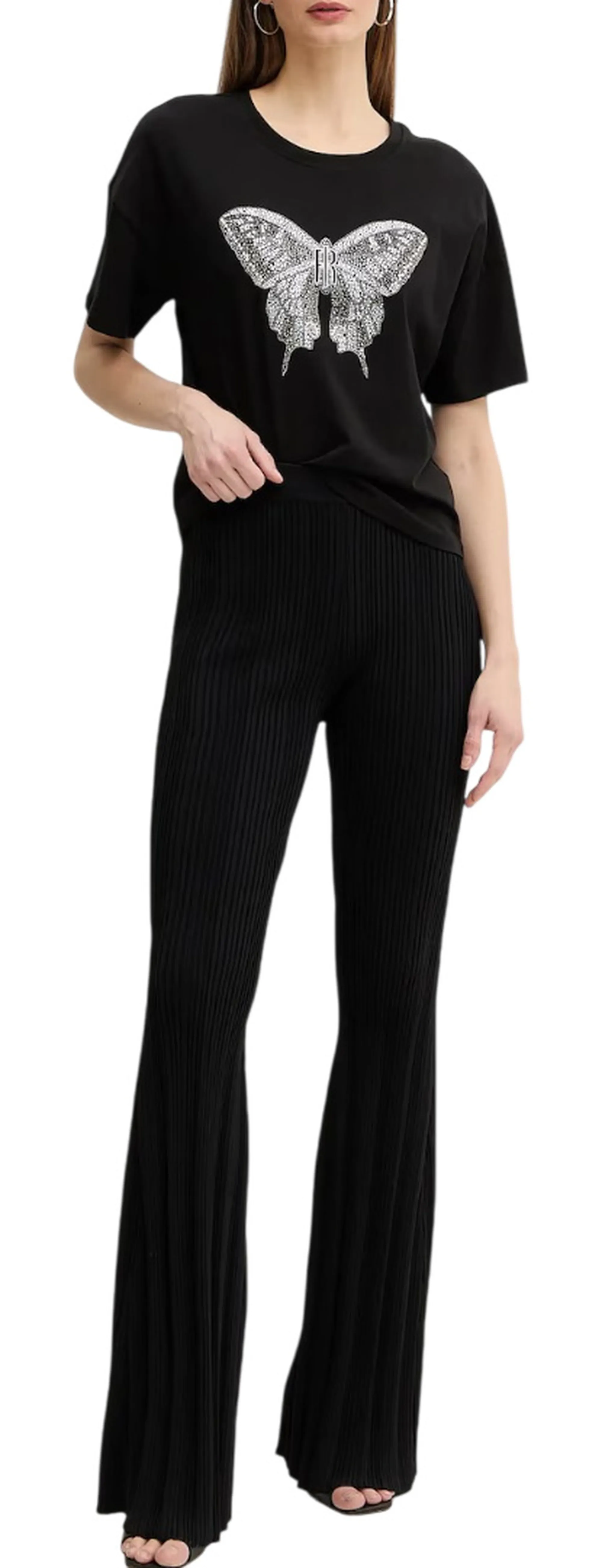 Fracomina B'T-Shirt Oversize' Black Fr26St3046J401N5 176802