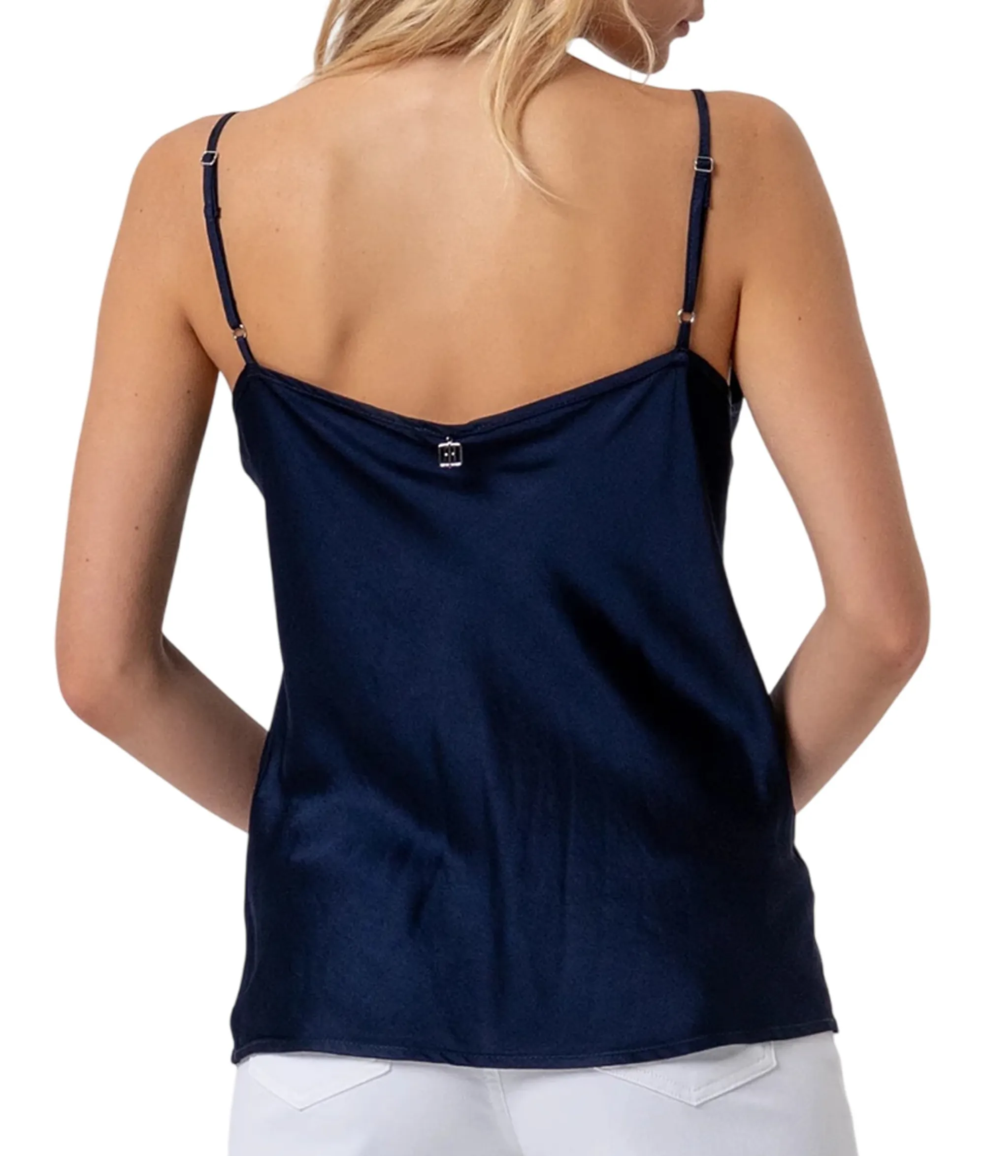 Fracomina B'Viscose Satin Top' Blue Fr26St2033W41301 176819