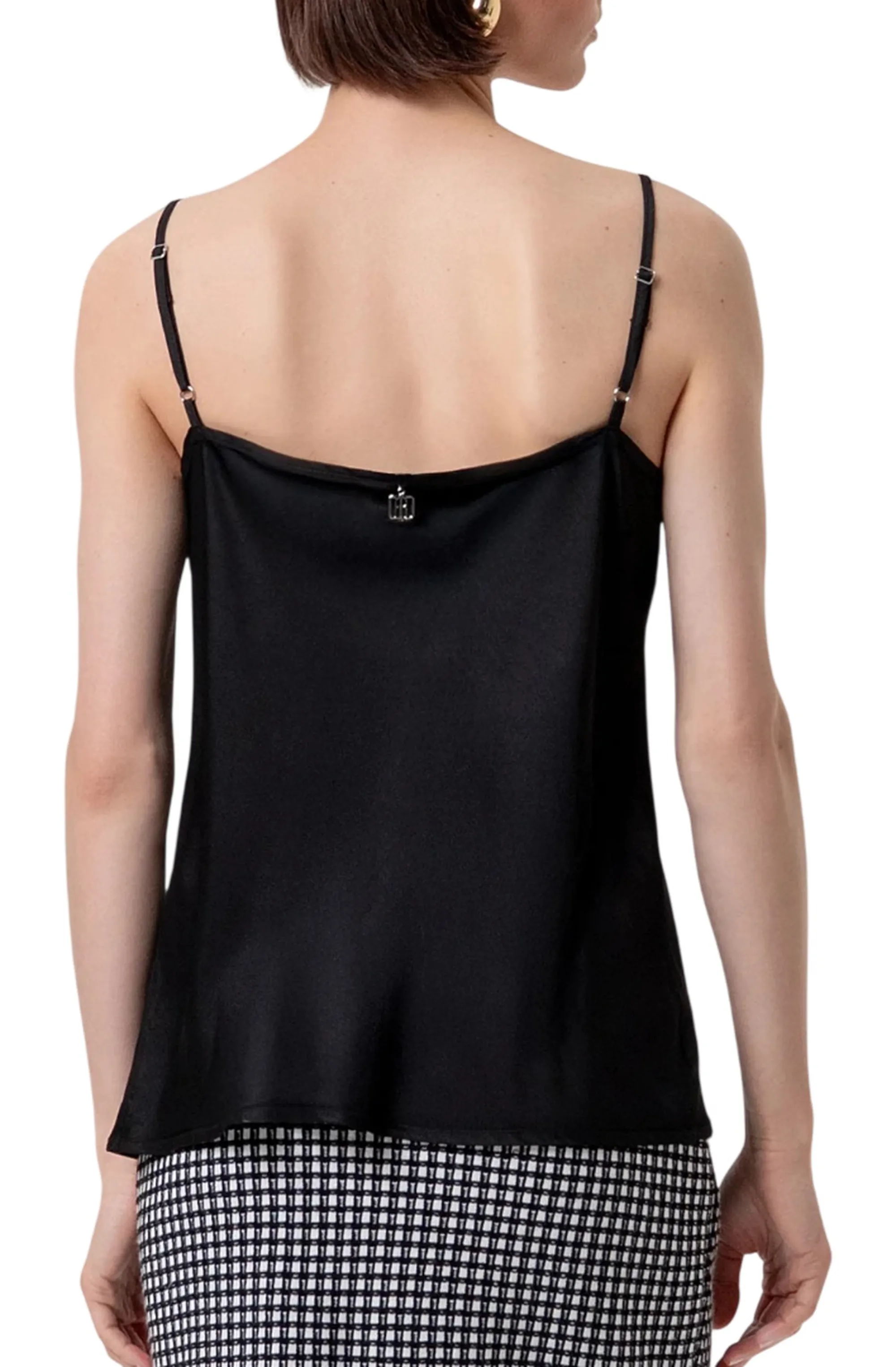 Fracomina B'Viscose Satin Top' Black Fr26St2033W41301 176812