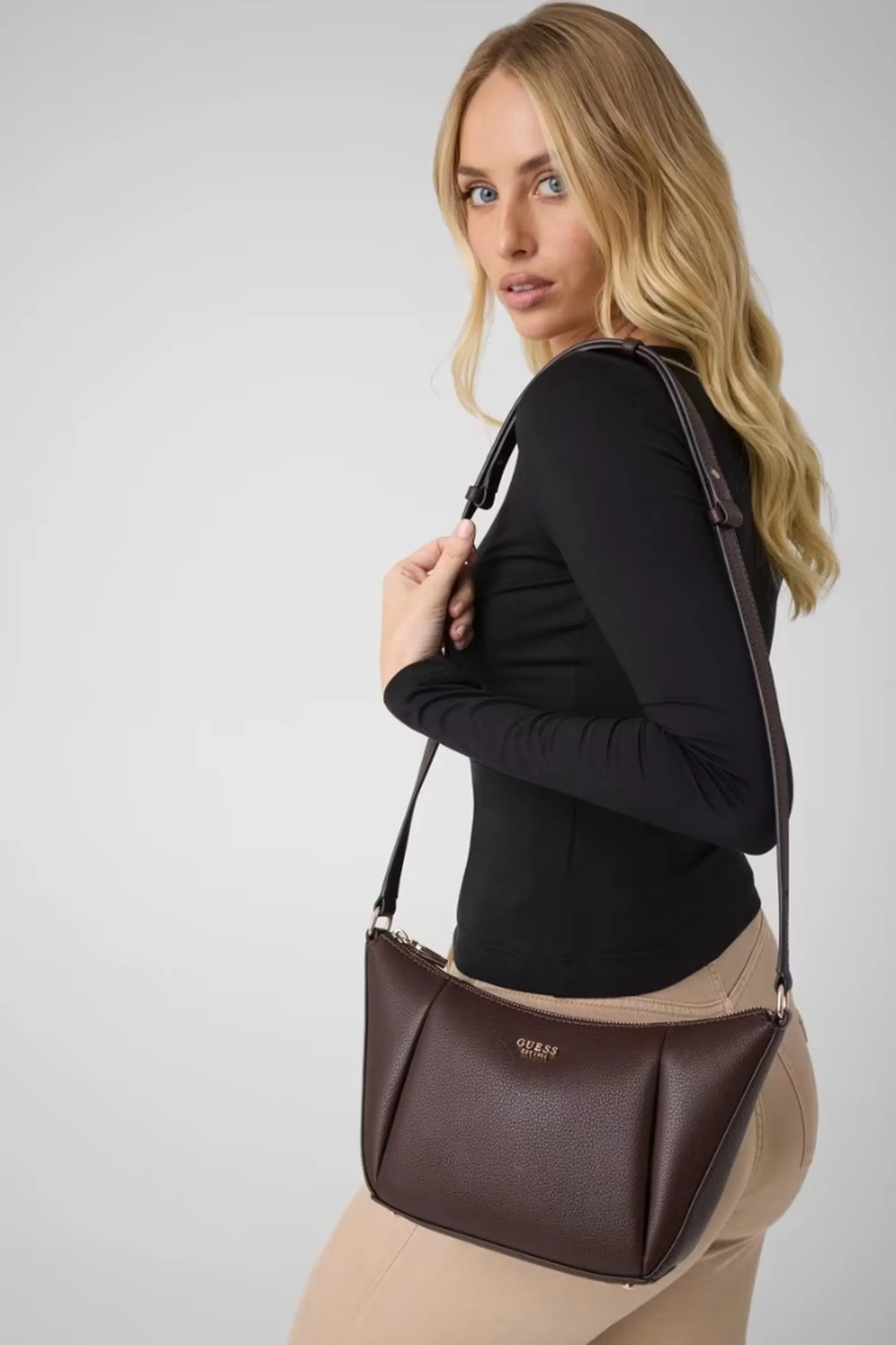 Guess B'Melody Bag' Brown Hwbg9735180 195439