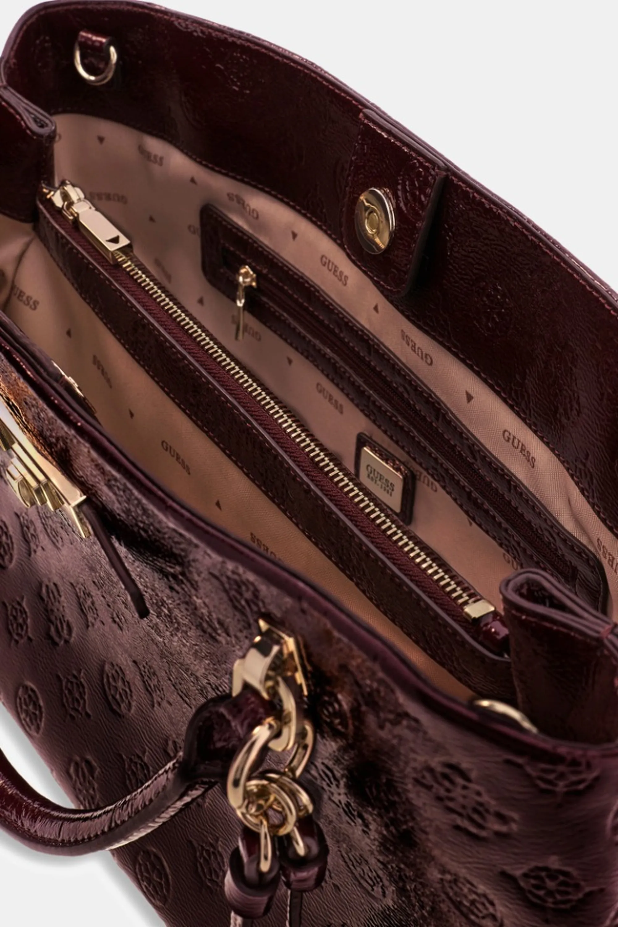 Guess B'Carmella Bag' Burgundy Hwpt2225060 195569