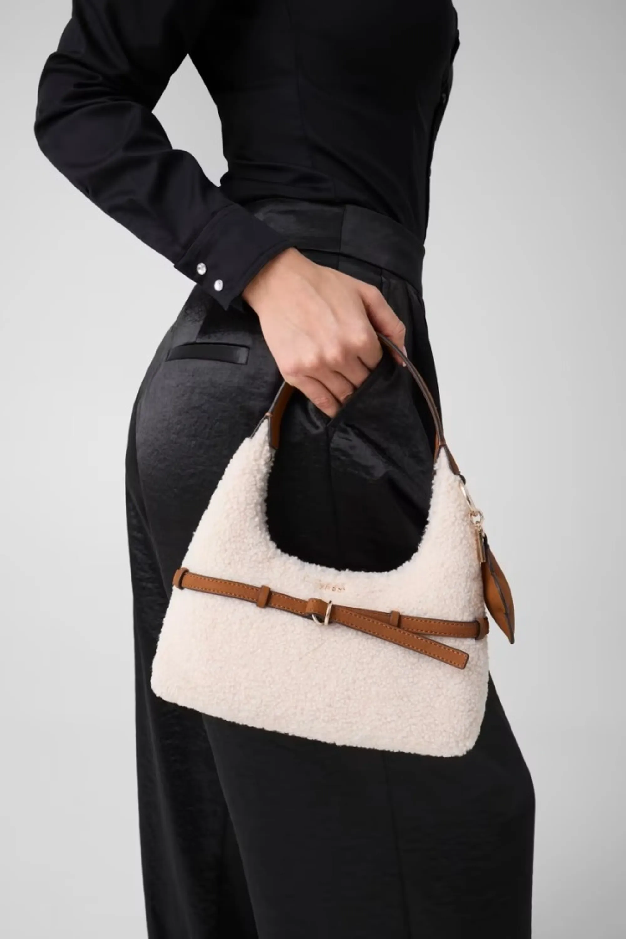 Guess B'Mini Taylor Hobo Bag' Off-White Hwws2325770 195462