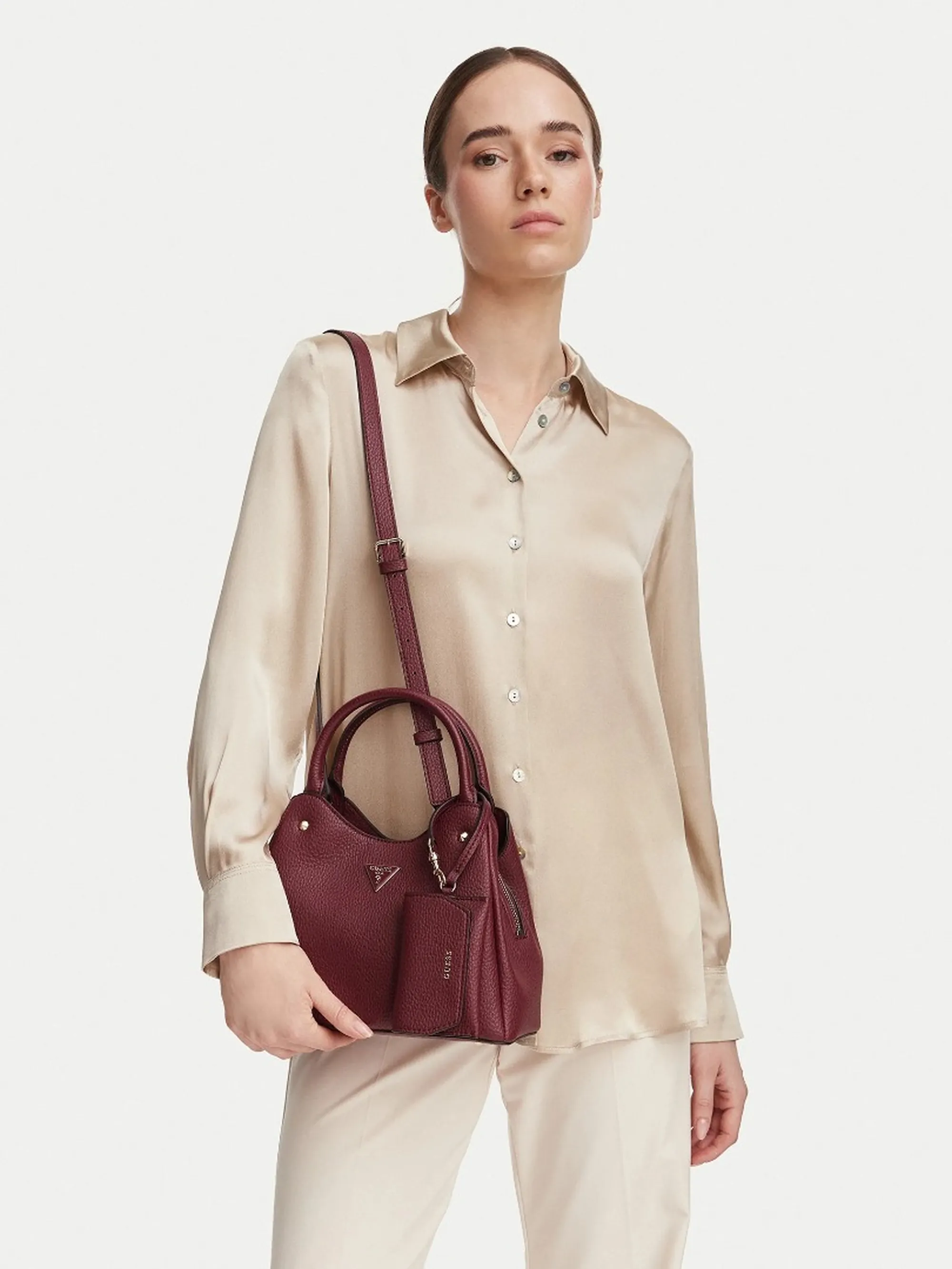 Guess B'Small Lorella Bag' Merlot Hwbg2306220 188507