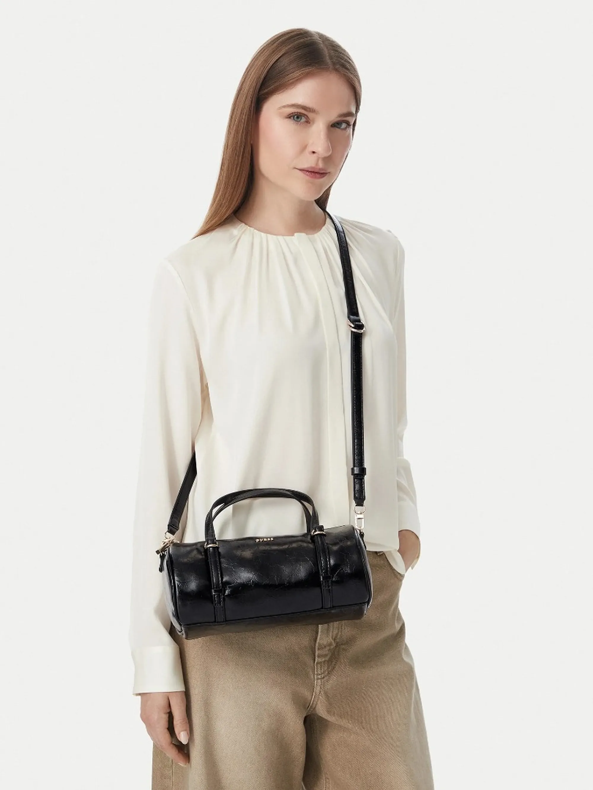 Guess B'Mini Barrel Taylor Bag' Black Hwtg2325760 195487