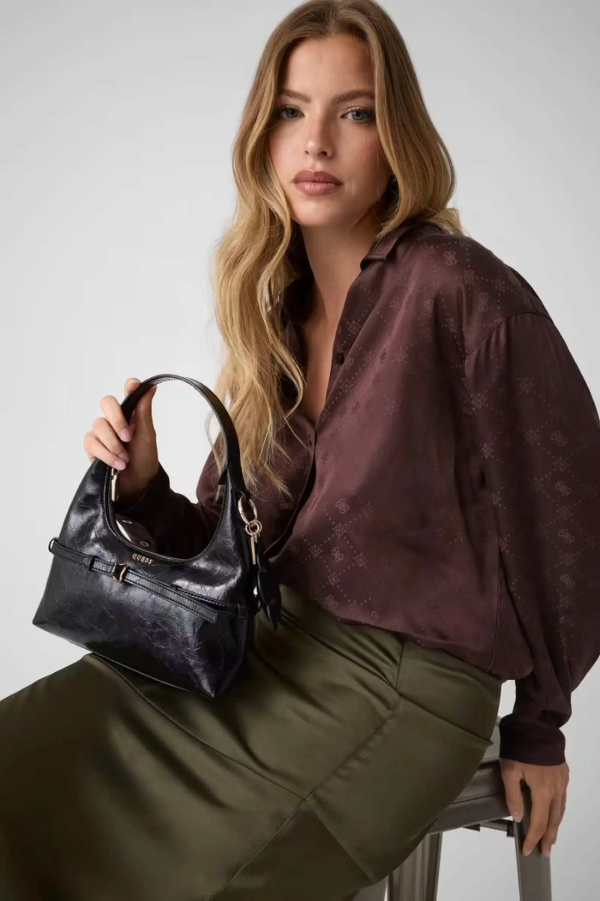 Guess B'Mini Taylor Bag' Black Hwtg2325770 188599