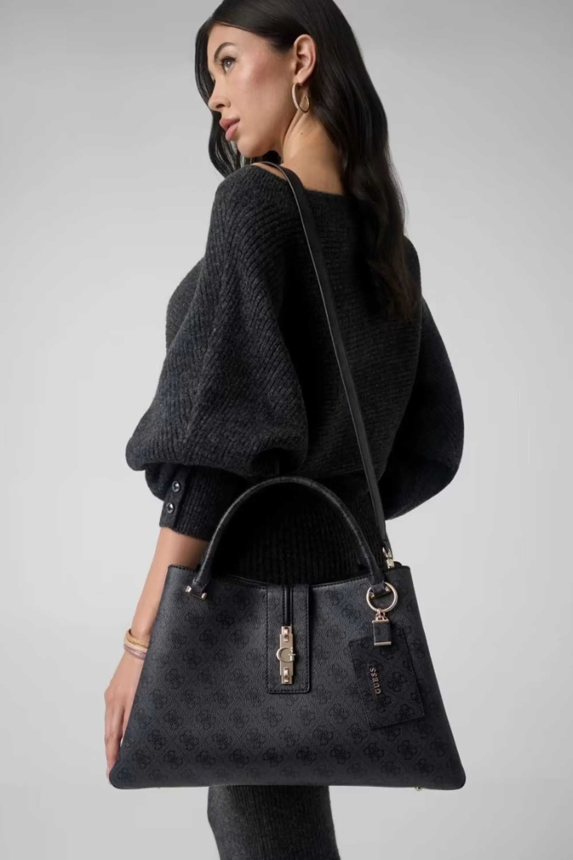 Guess B'Yvonne Bag' Black Hwsg2378220 195331