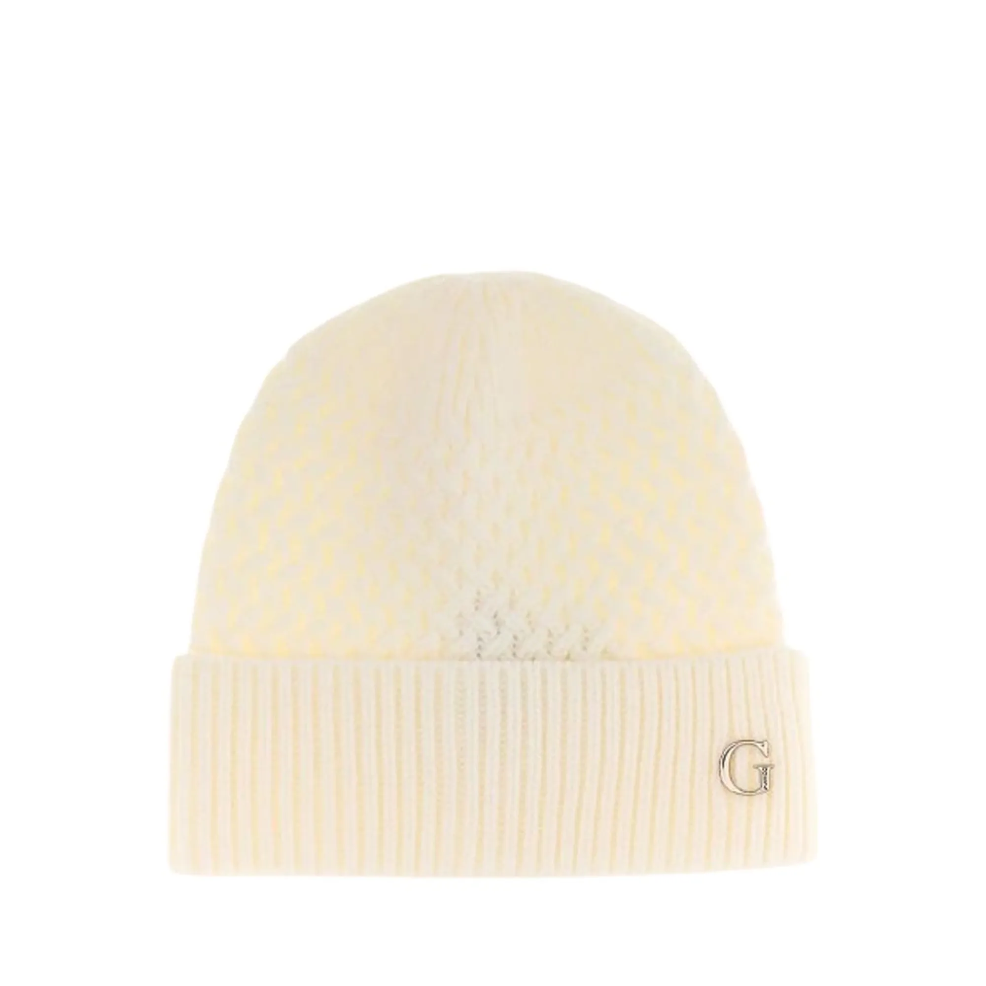 Guess B'Knitted Hat' White Aw5645Wol01 198184