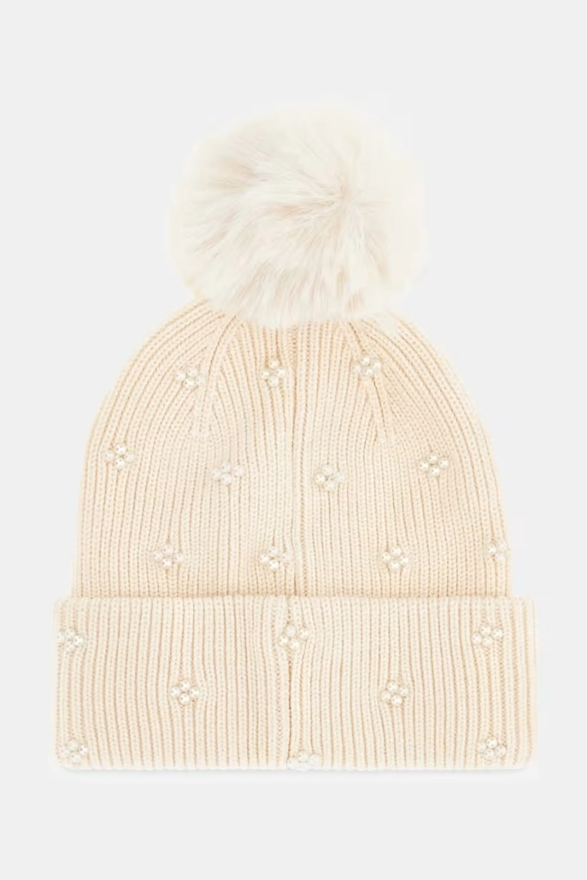 Guess Cappello Lavorato A Maglia Bianco Sporco Aw5635Vis01 193124