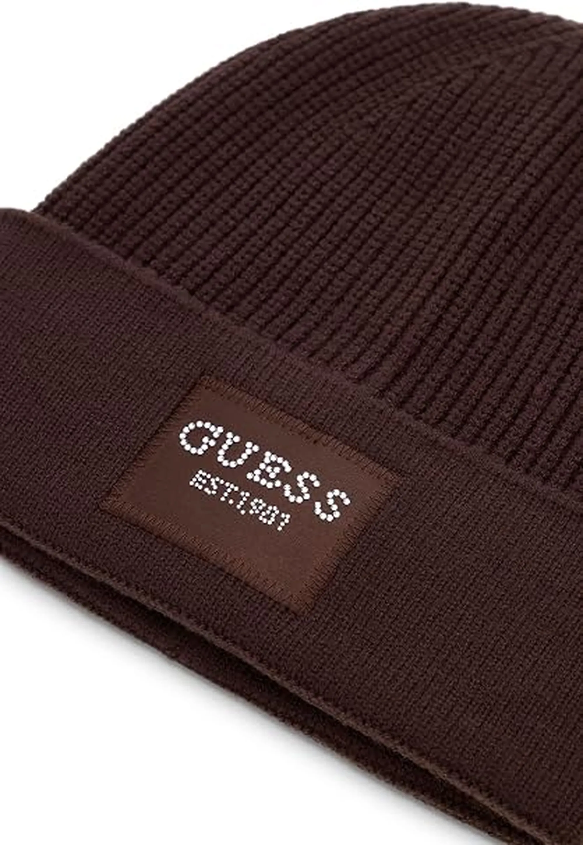 Guess B'Knitted Hat' Brown Aw5631Vis01 188619