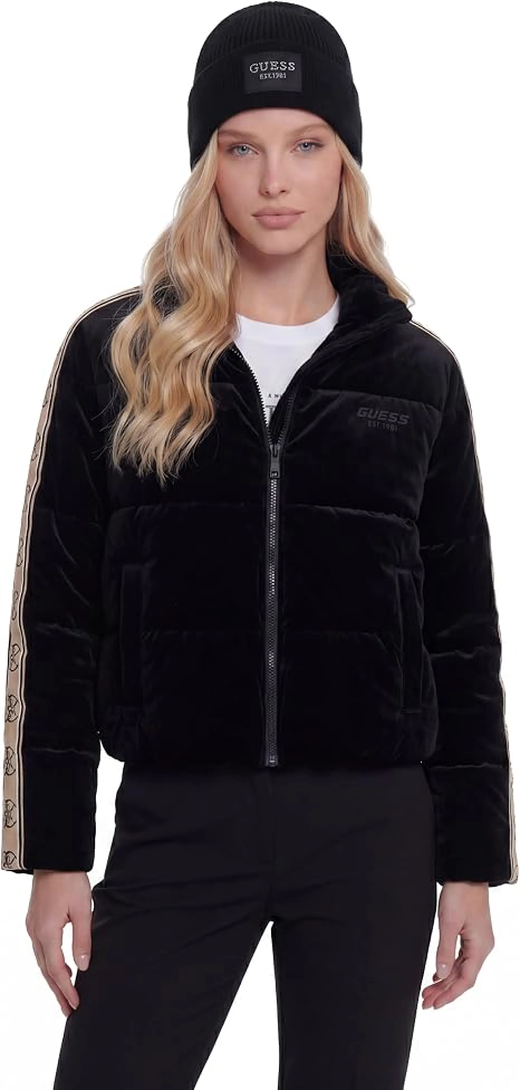 Guess B'Knitted Hat' Black Aw5631Vis01 188615