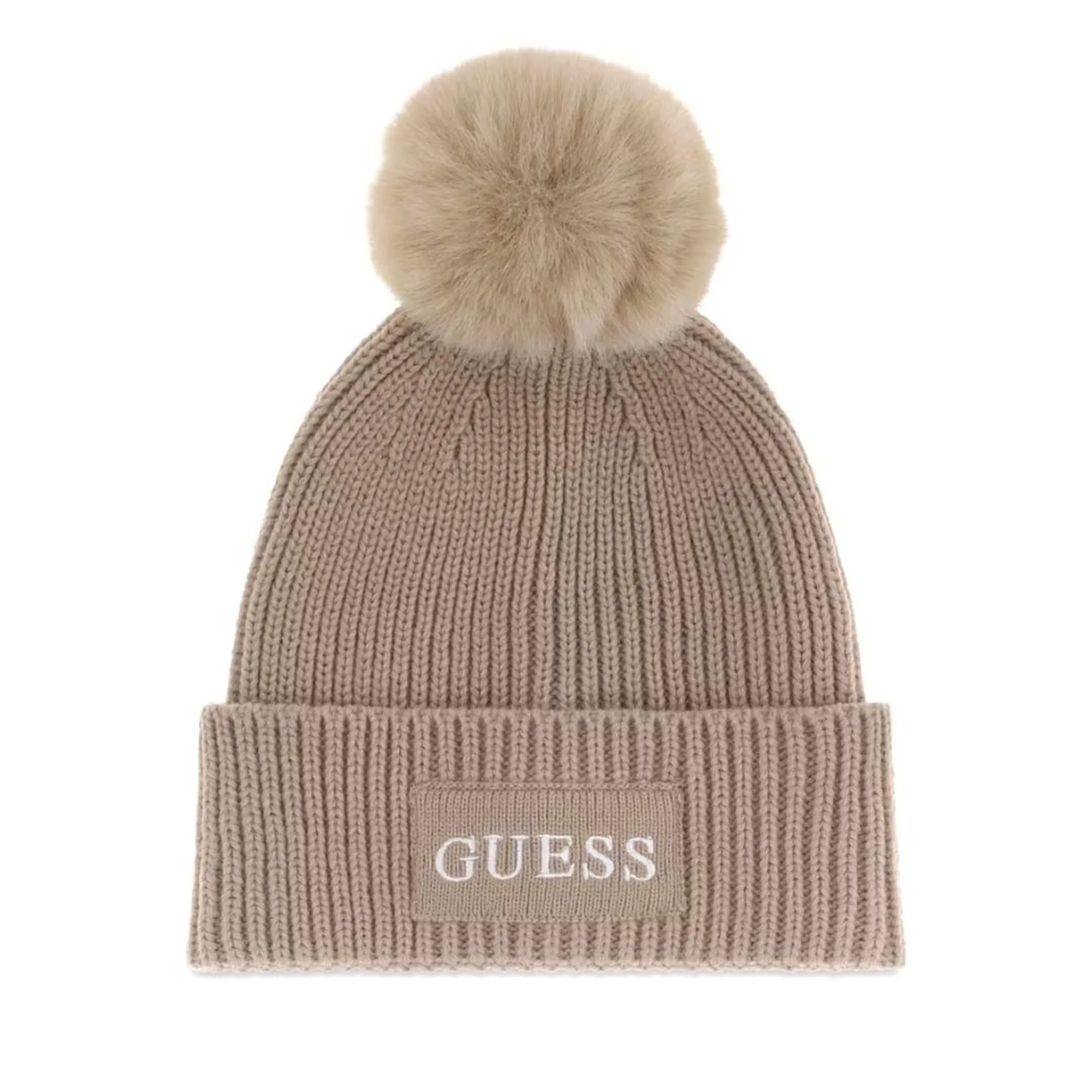 Guess B'Amorette Knitted Hat ' Taupe Aw5650Wol01 198171