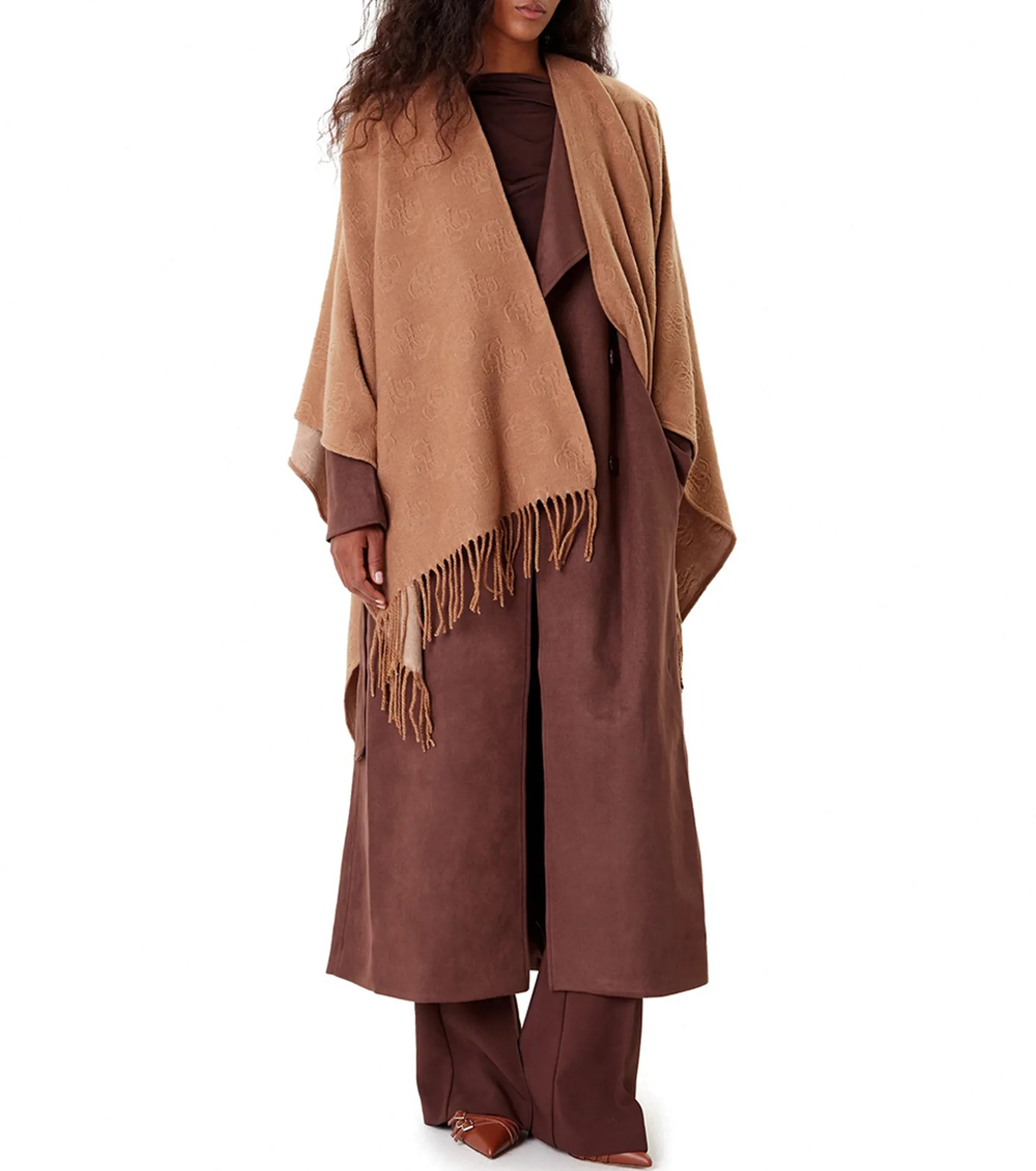 Guess Poncho Guess Beige Aw5421Pol03 156987