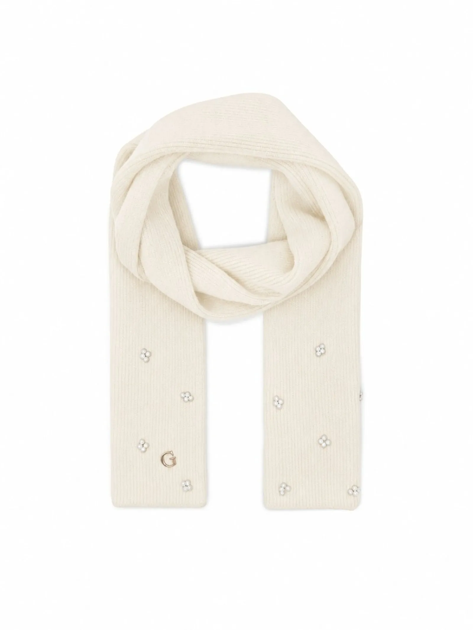 Guess Sciarpa Guess Bianco Sporco Aw5636Vis03 193108