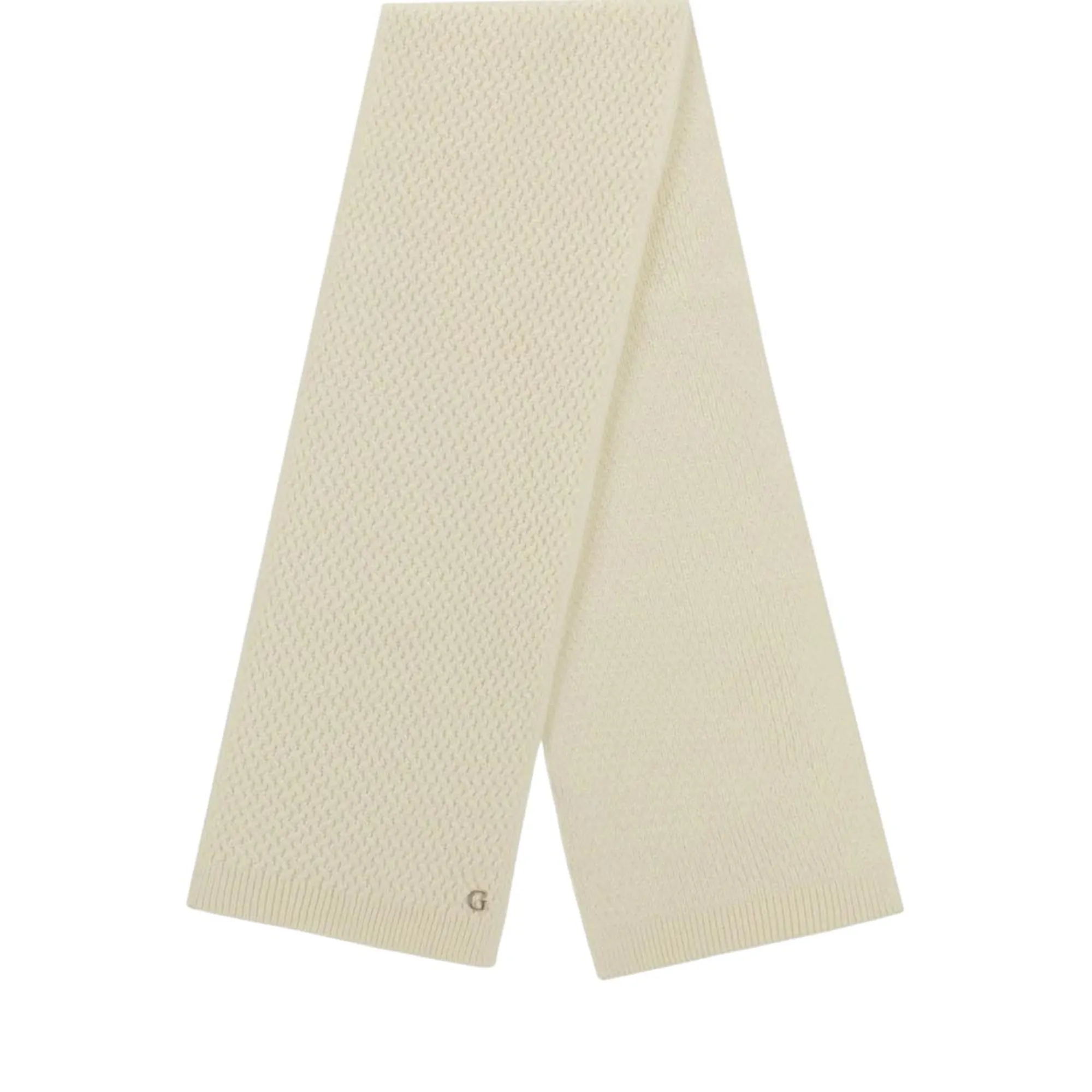 Guess B'Knitted Scarf' White Aw5651Wol03 198167