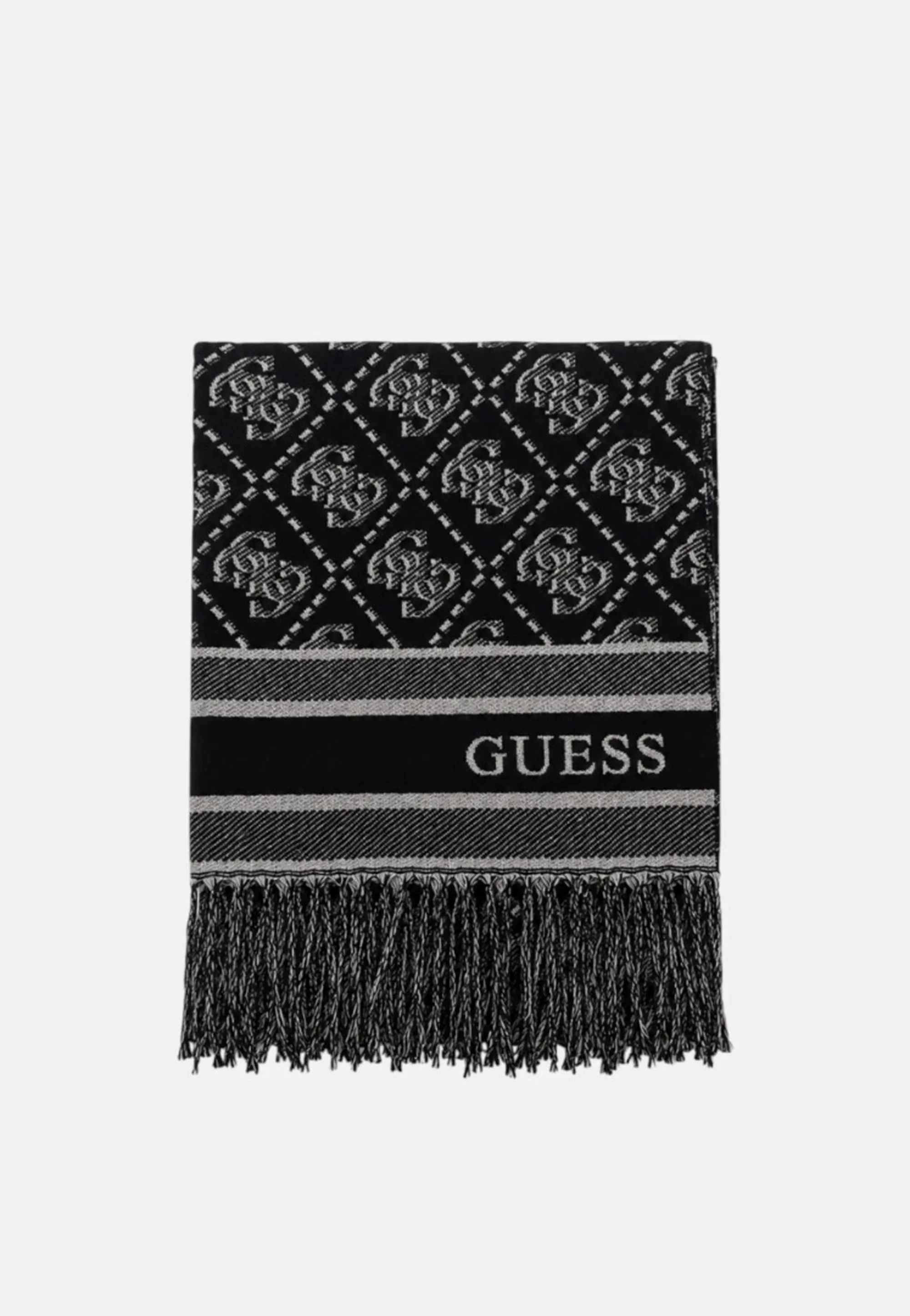 Guess B'Guess Logo Scarf' Black Aw5665Pol03 187157