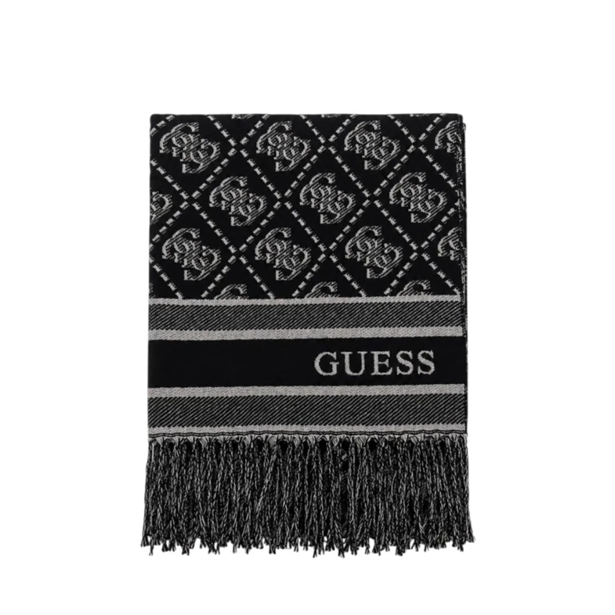 Guess Sciarpa Logata Guess Nero Aw5665Pol03 196697