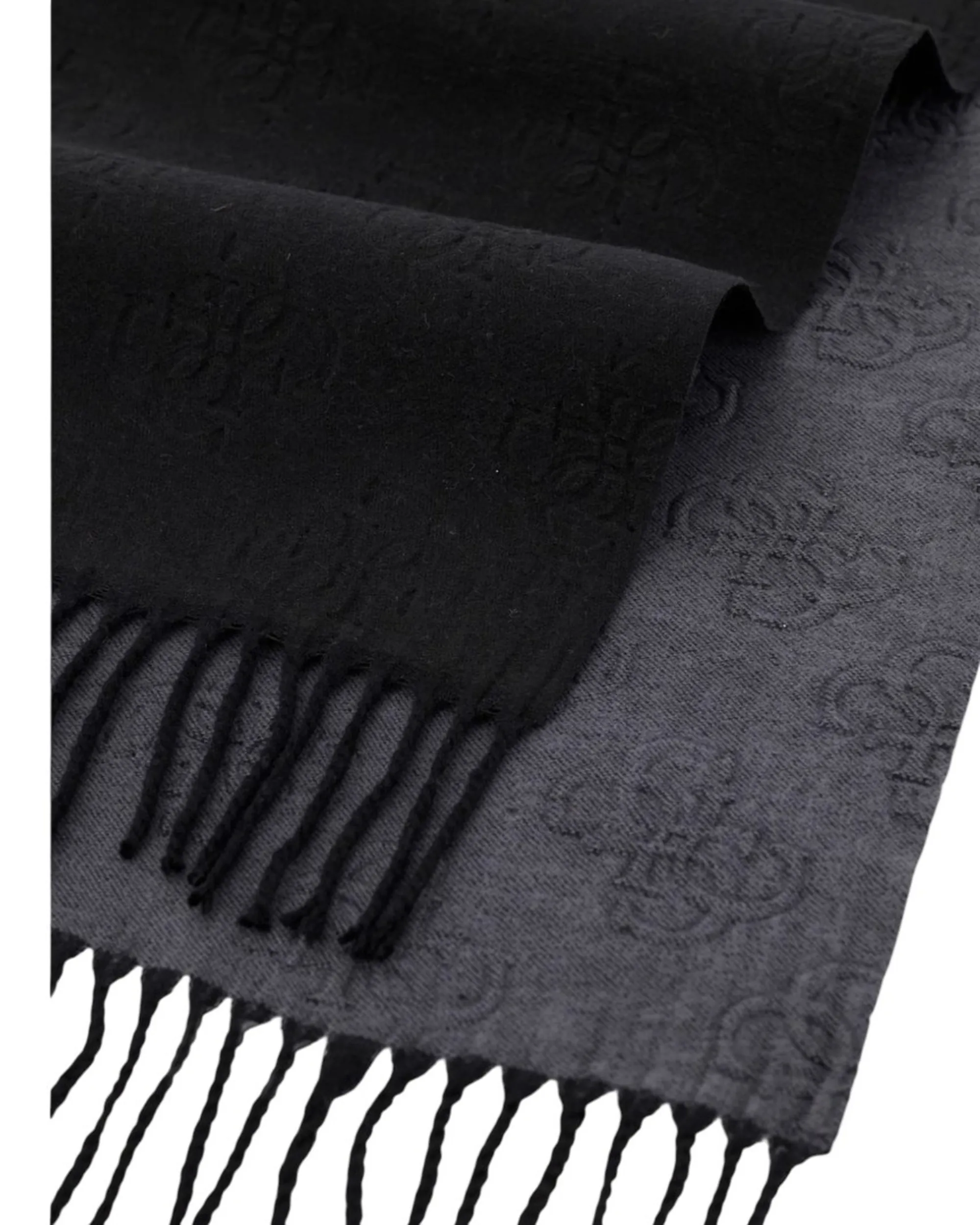 Guess B'Guess Logo Scarf' Black Aw5675Pol03 187153