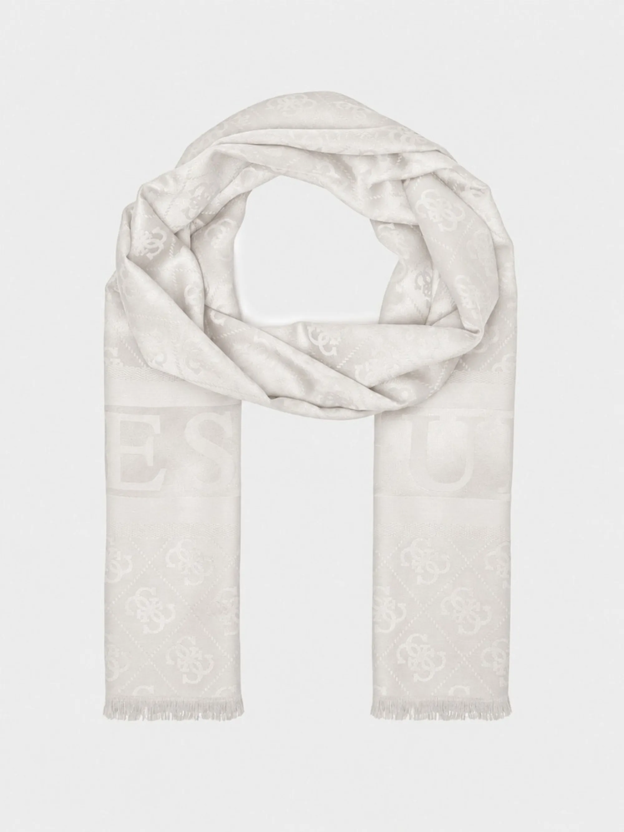 Guess Sciarpa Samantha Bianco Aw5685Pol03 193092