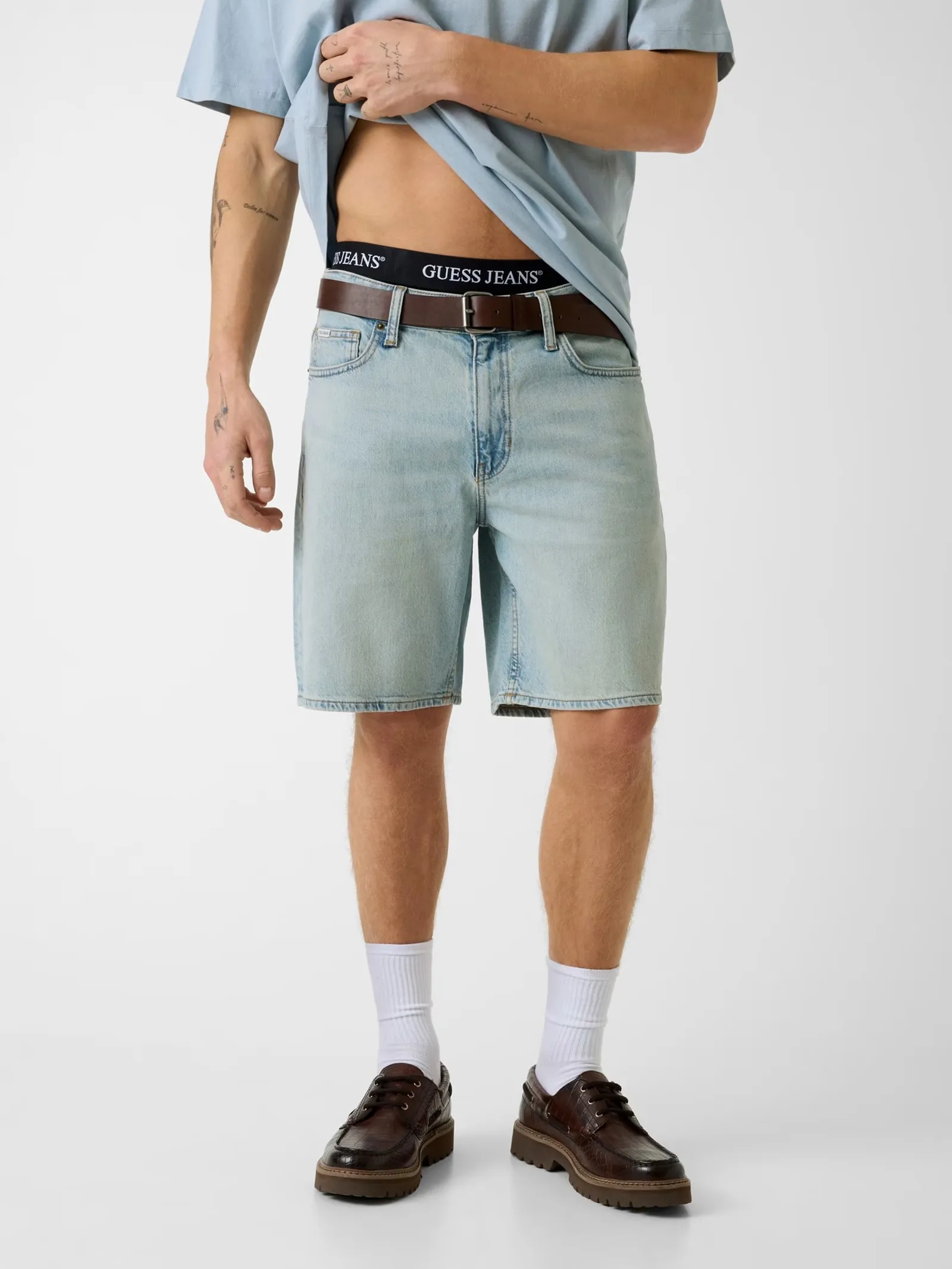 Guess Jeans Bermuda Denim Chiaro M4Yd37D5M51 171560