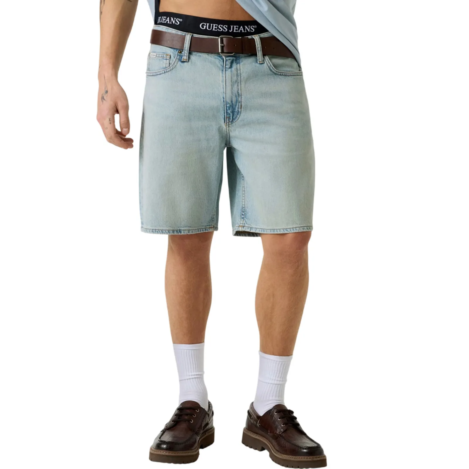 Guess Jeans Bermuda Denim Chiaro M4Yd37D5M51 172600