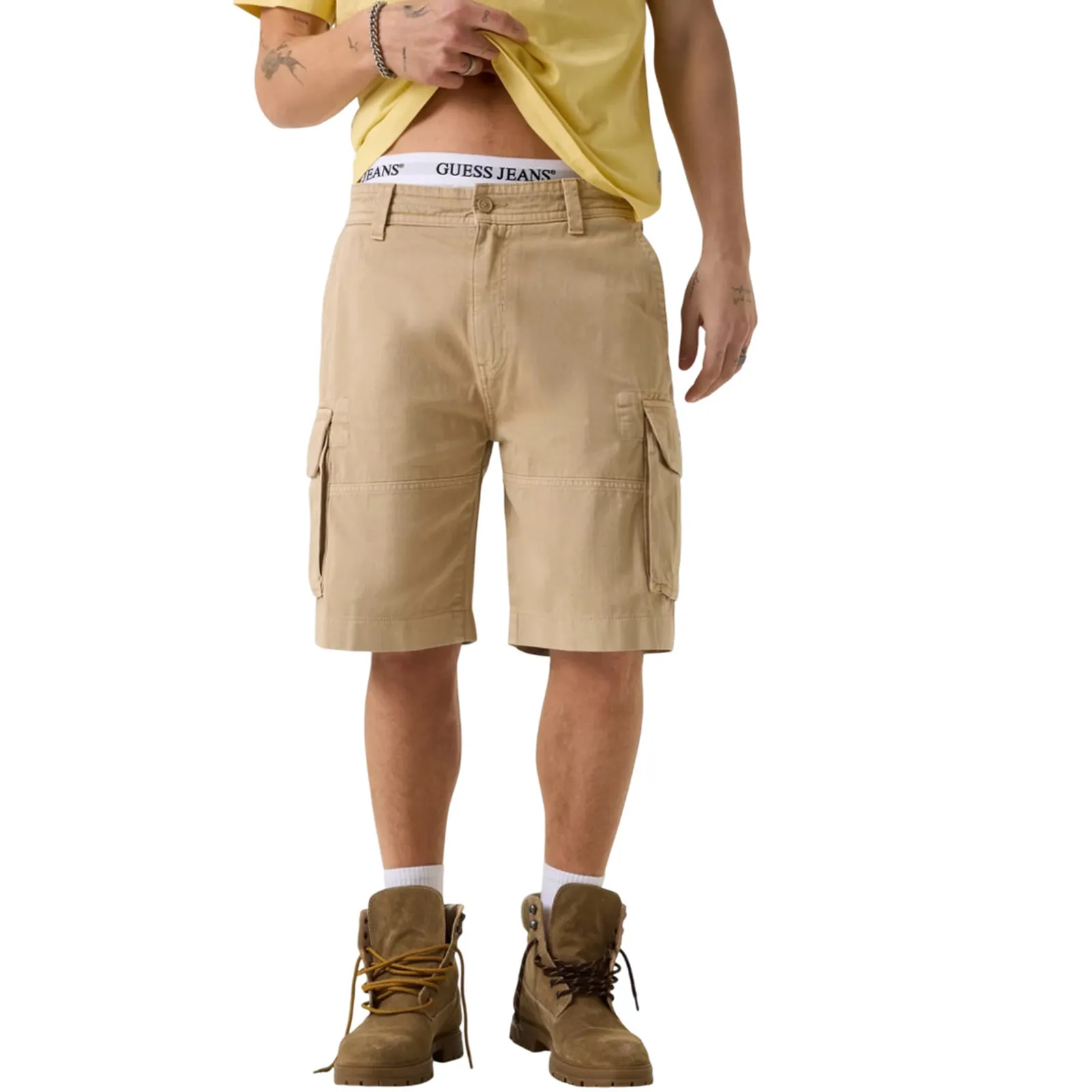 Guess Jeans Bermuda Cargo Beige M6Gd30Wgcv1 181544