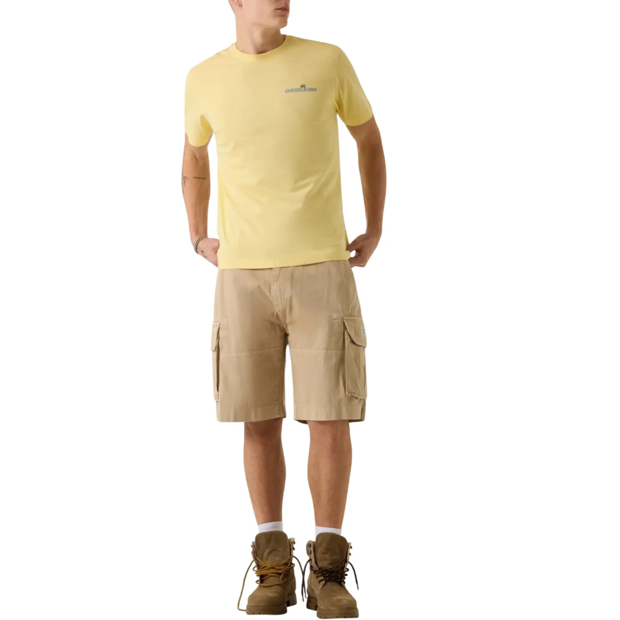 Guess Jeans B'Bermuda Cargo' Beige M6Gd30Wgcv1 181546