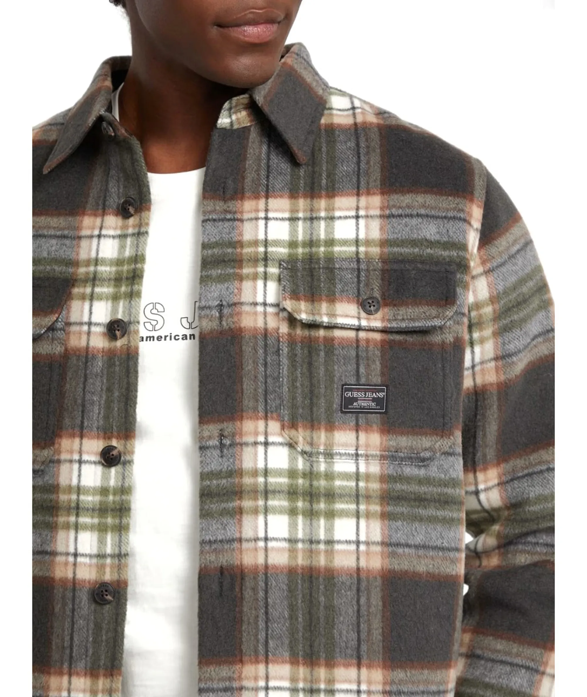 Guess Jeans B'Shirt ' Tartan M5Bh68Wi542 159770