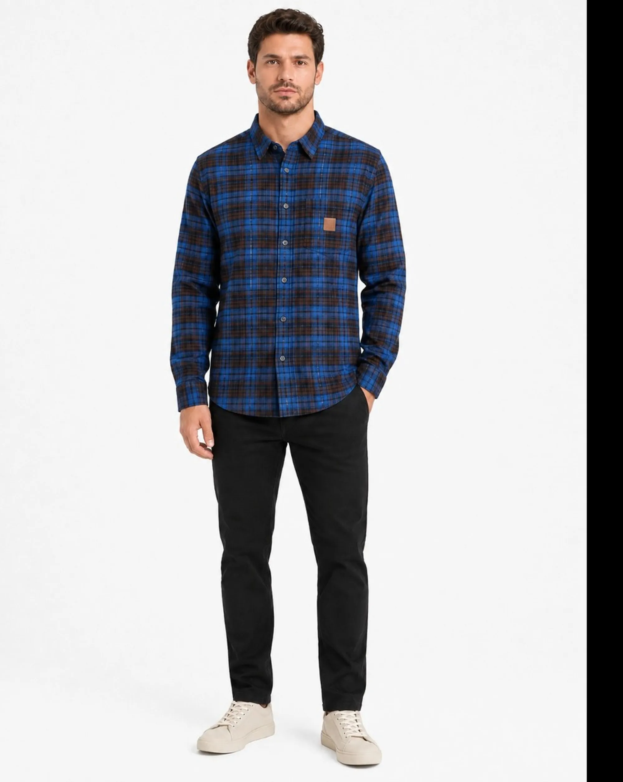 Guess Jeans B'Flannel Shirt' Blu M6Bh10W3787 188014